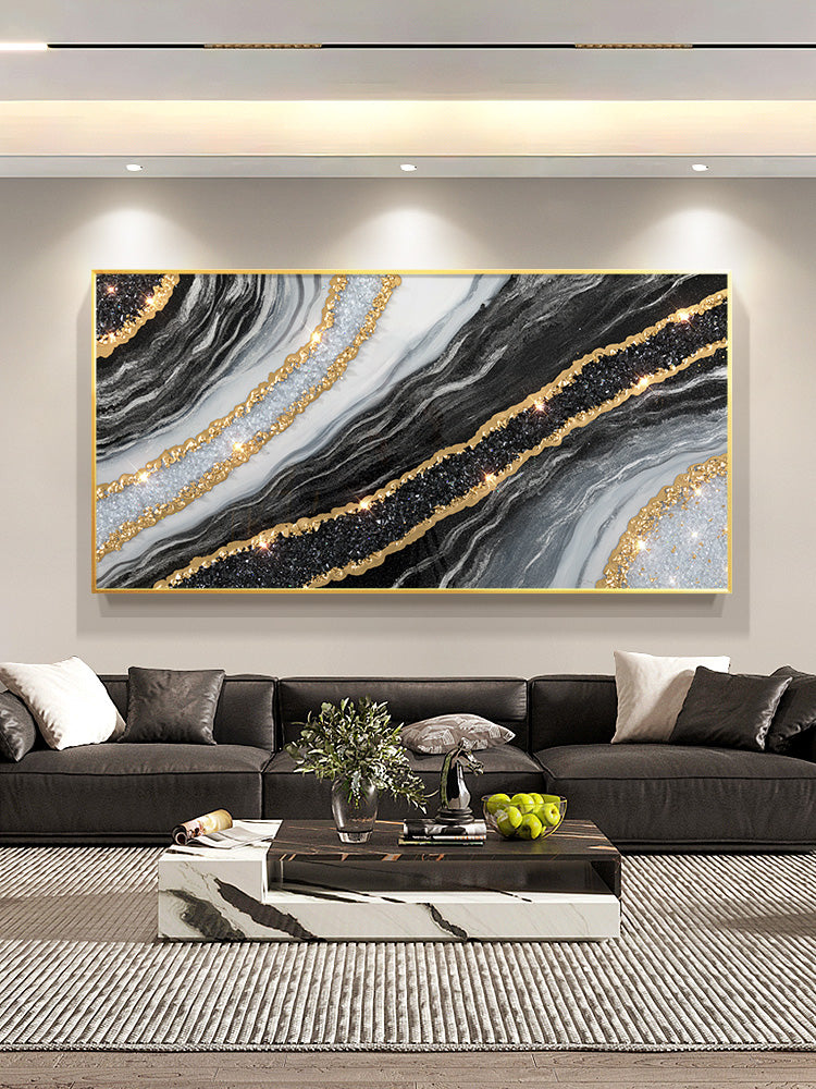 luxurious resin craftsmanship oil painting