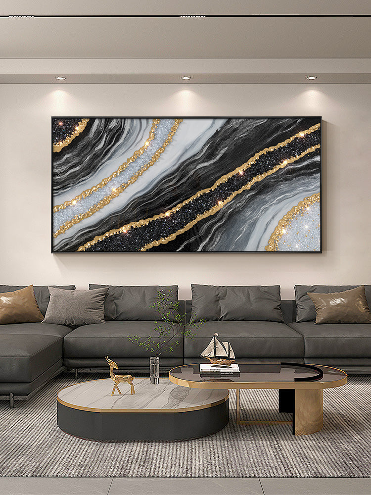 luxurious resin craftsmanship oil painting