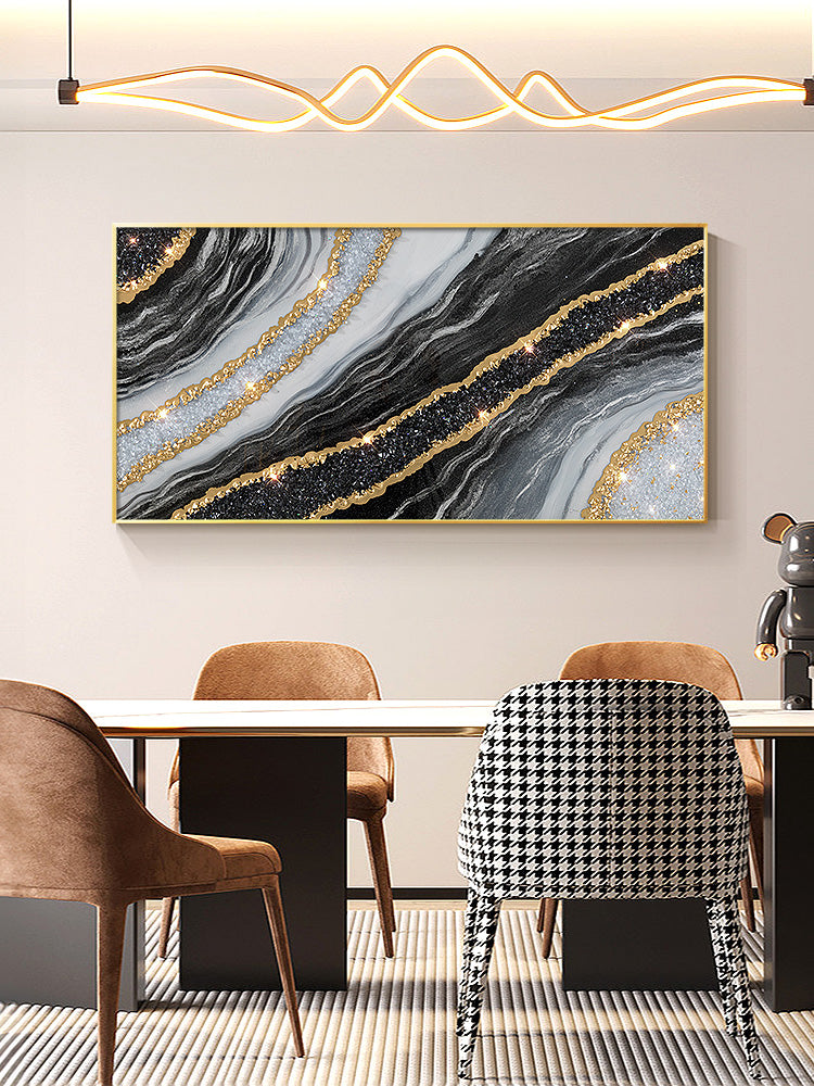 luxurious resin craftsmanship oil painting