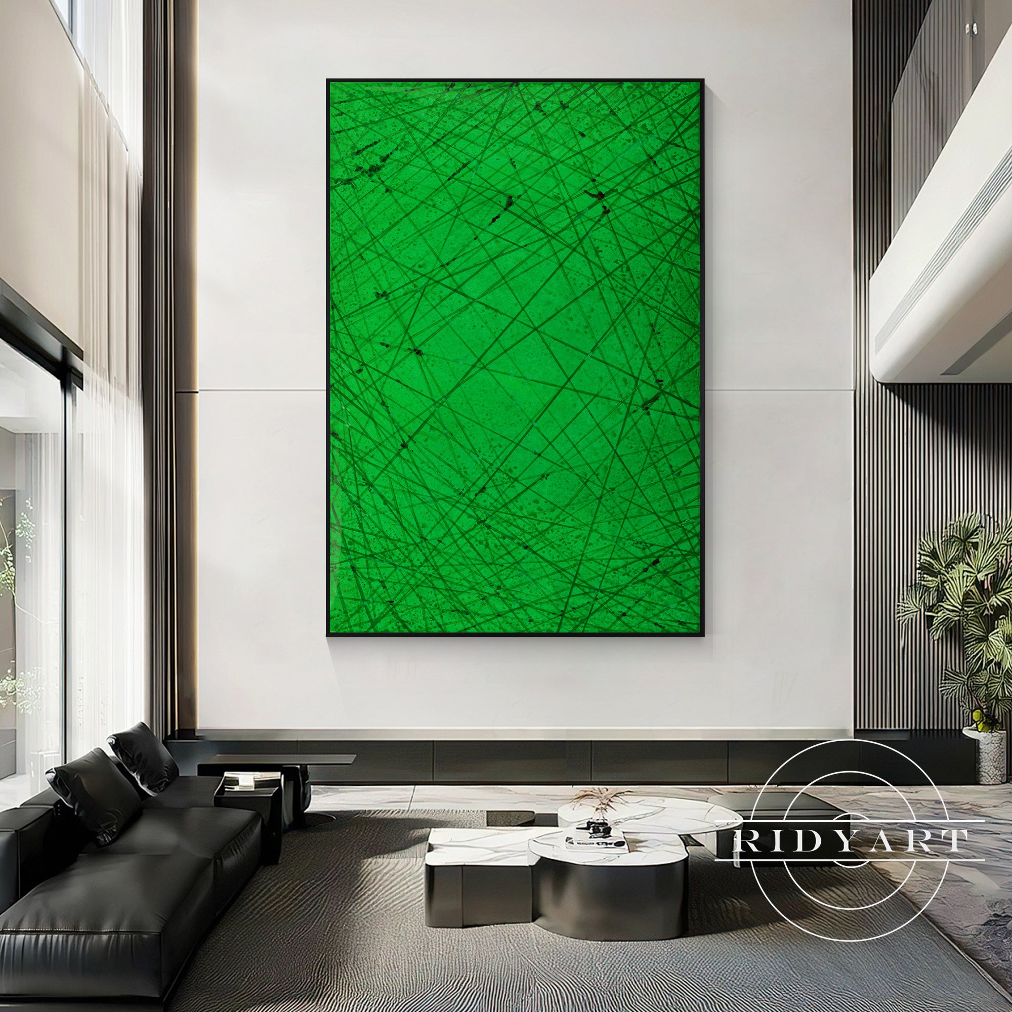 Minimalist rustic modern resin wood wall hanging decor