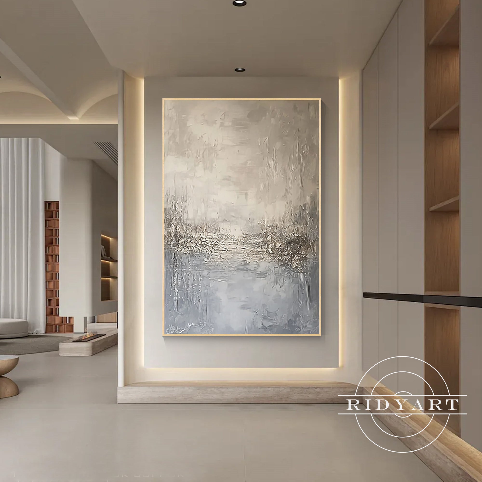 Hand-painted modern abstract canvas wall decor