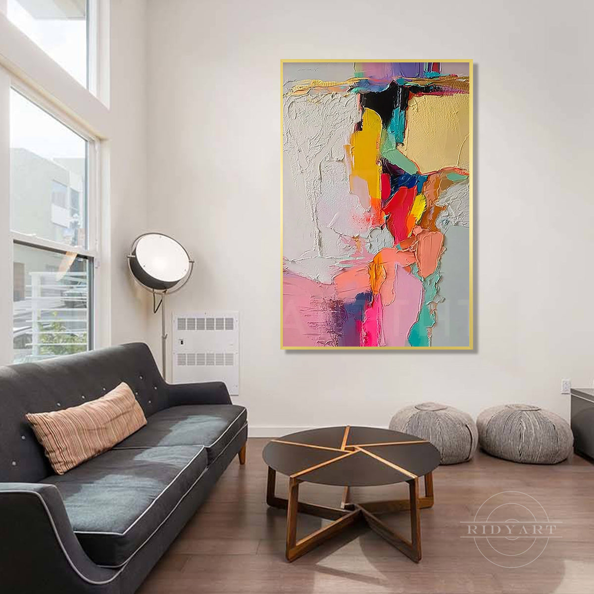 Arte de parede abstrata_ART886
