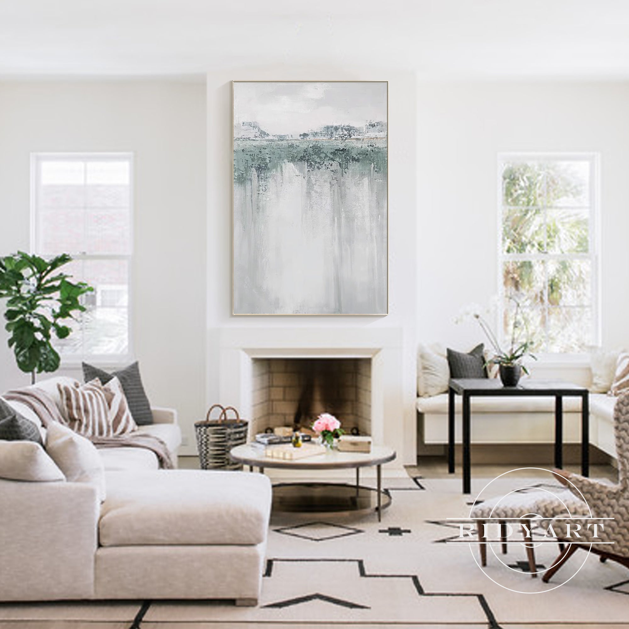 Oriental style minimalist wall decor