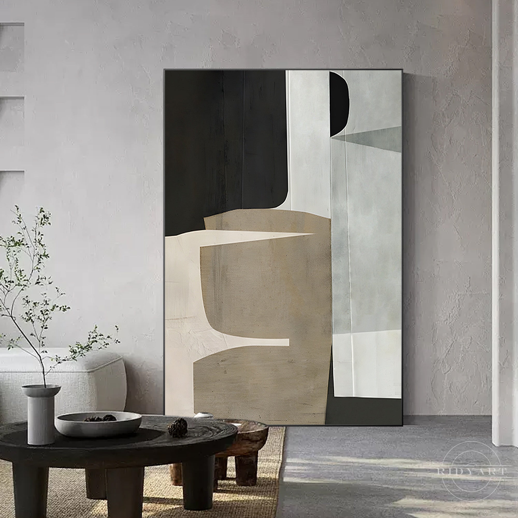 Modern Japanese style abstract wall decor