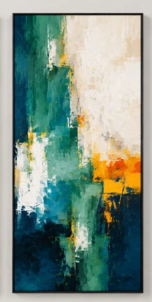 Tableau mural abstrait personnalisé_BAUS0864
