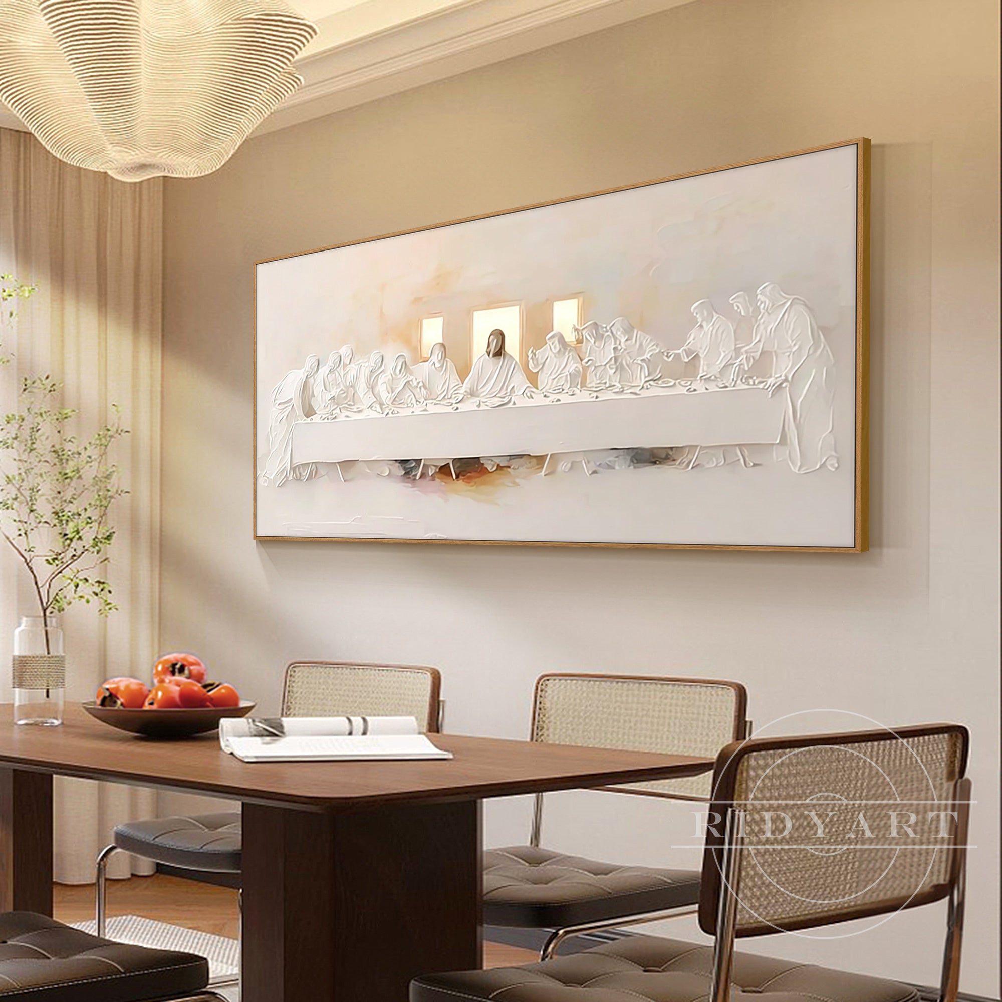 Spiritual Last Supper painting for home decor