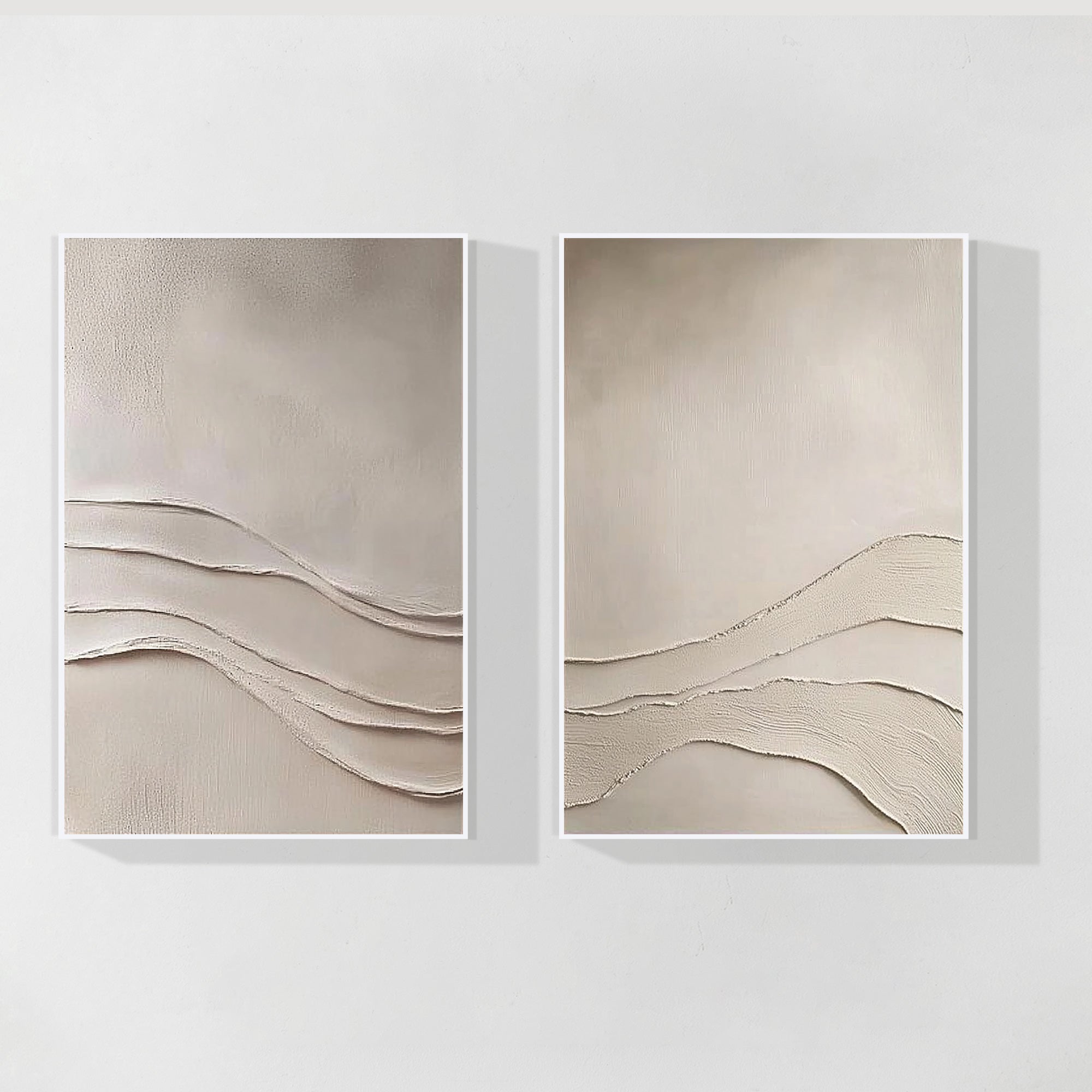 Warm Wabi Sabi wall art set
