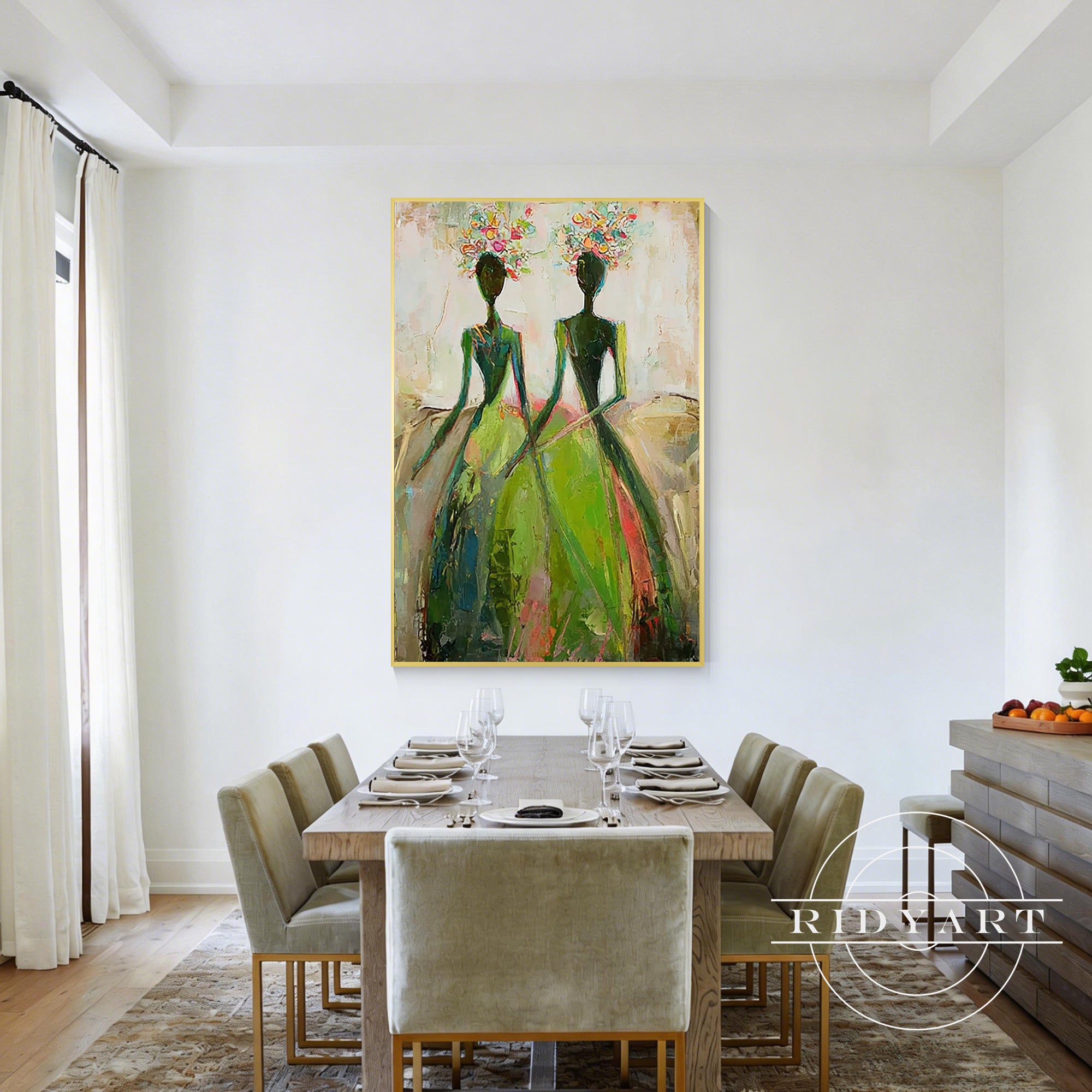 textured painting wall art