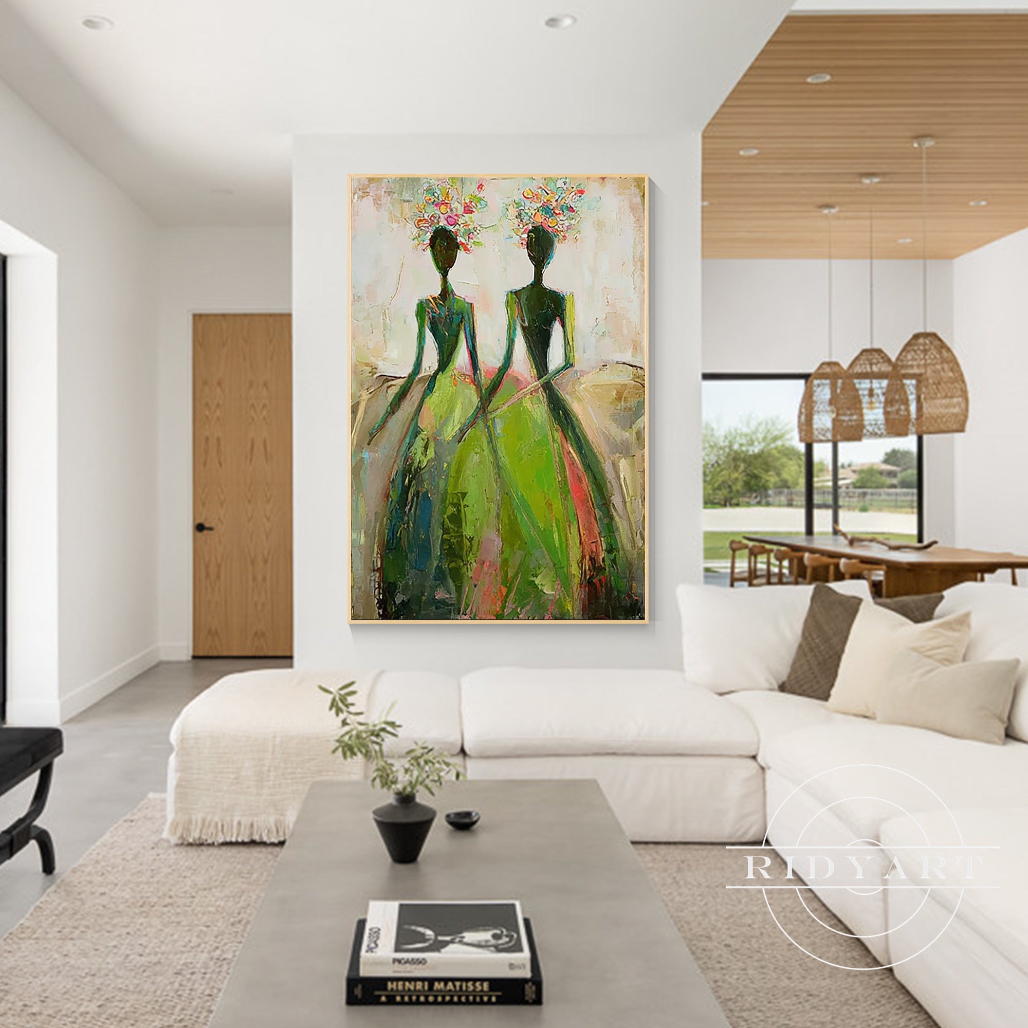 wall decor textured canvas