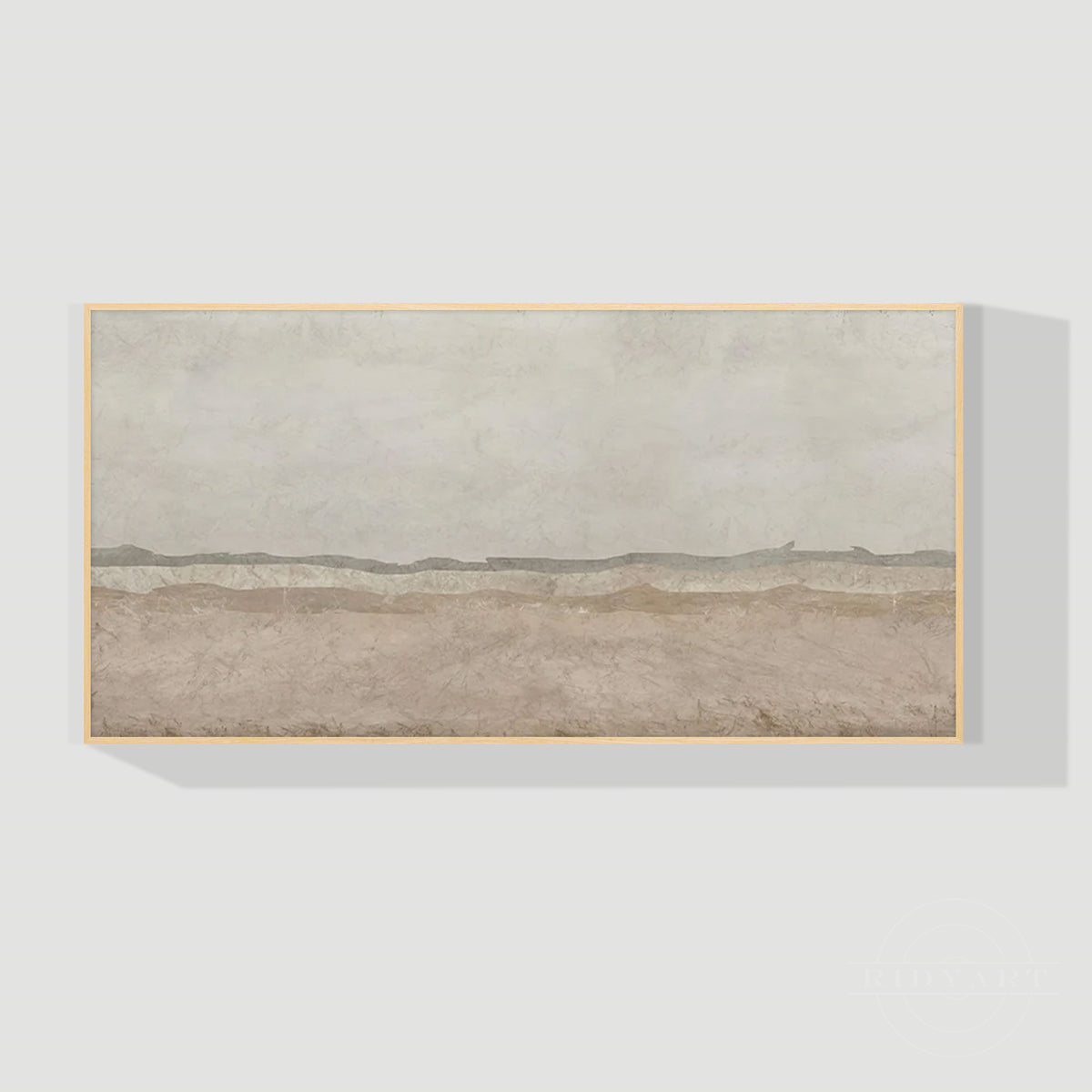 Pittura astratta in stile giapponese, arte orizzontale