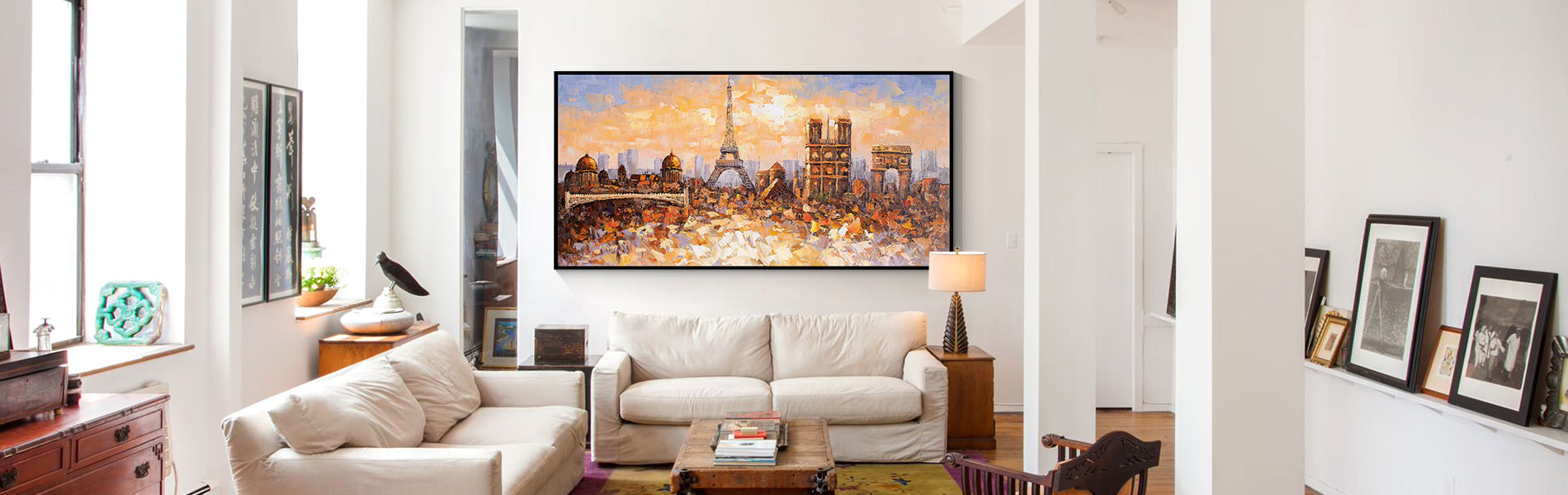 Capturing the Essence of America's Iconic Cities: Top 10 USA Skyline Paintings by RIDYART