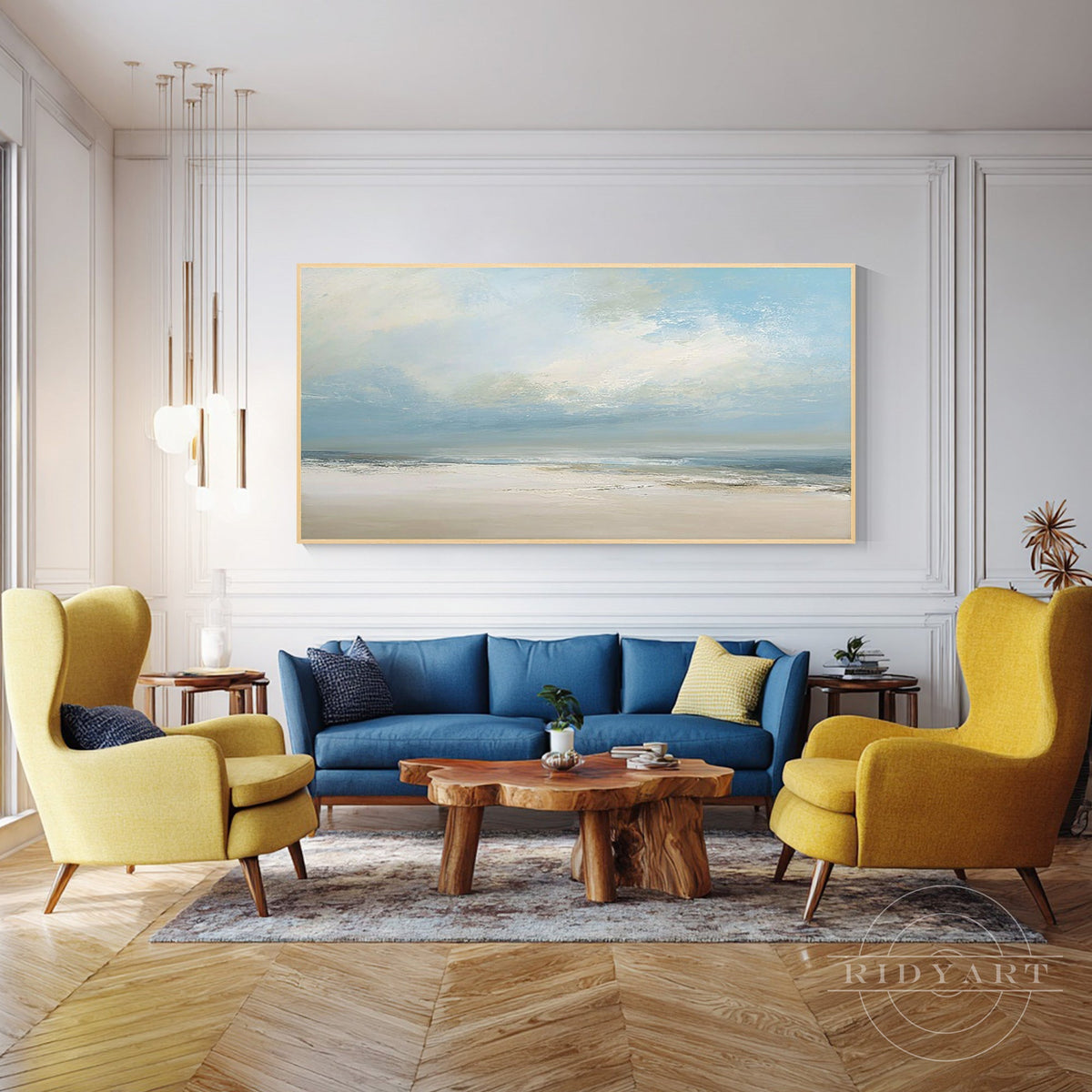 How to Choose Abstract Wall Art That Matches Your Sofa Color