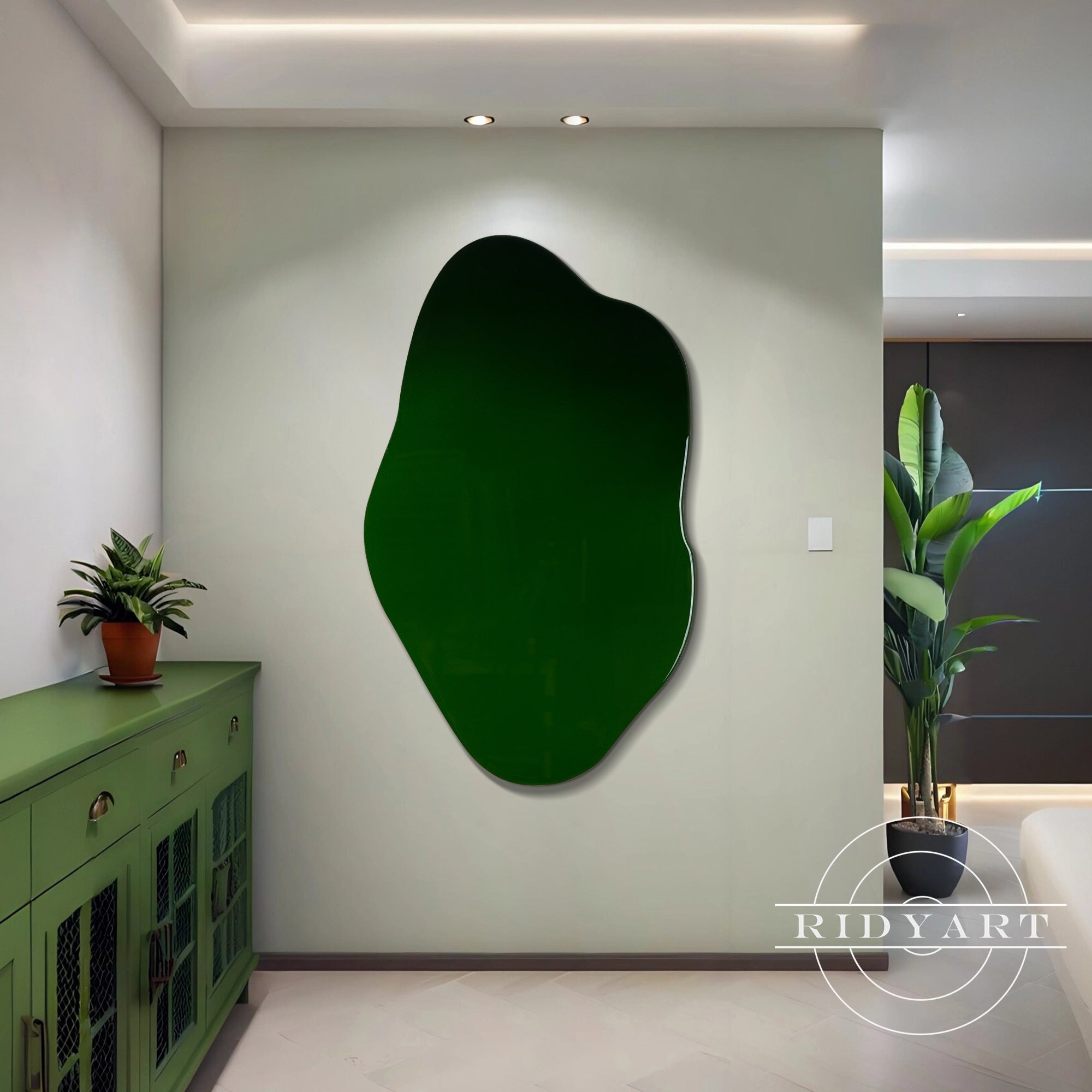 Luxury Epoxy Resin Fine Art: The Modern Elegance of Crystal Porcelain Wall Art