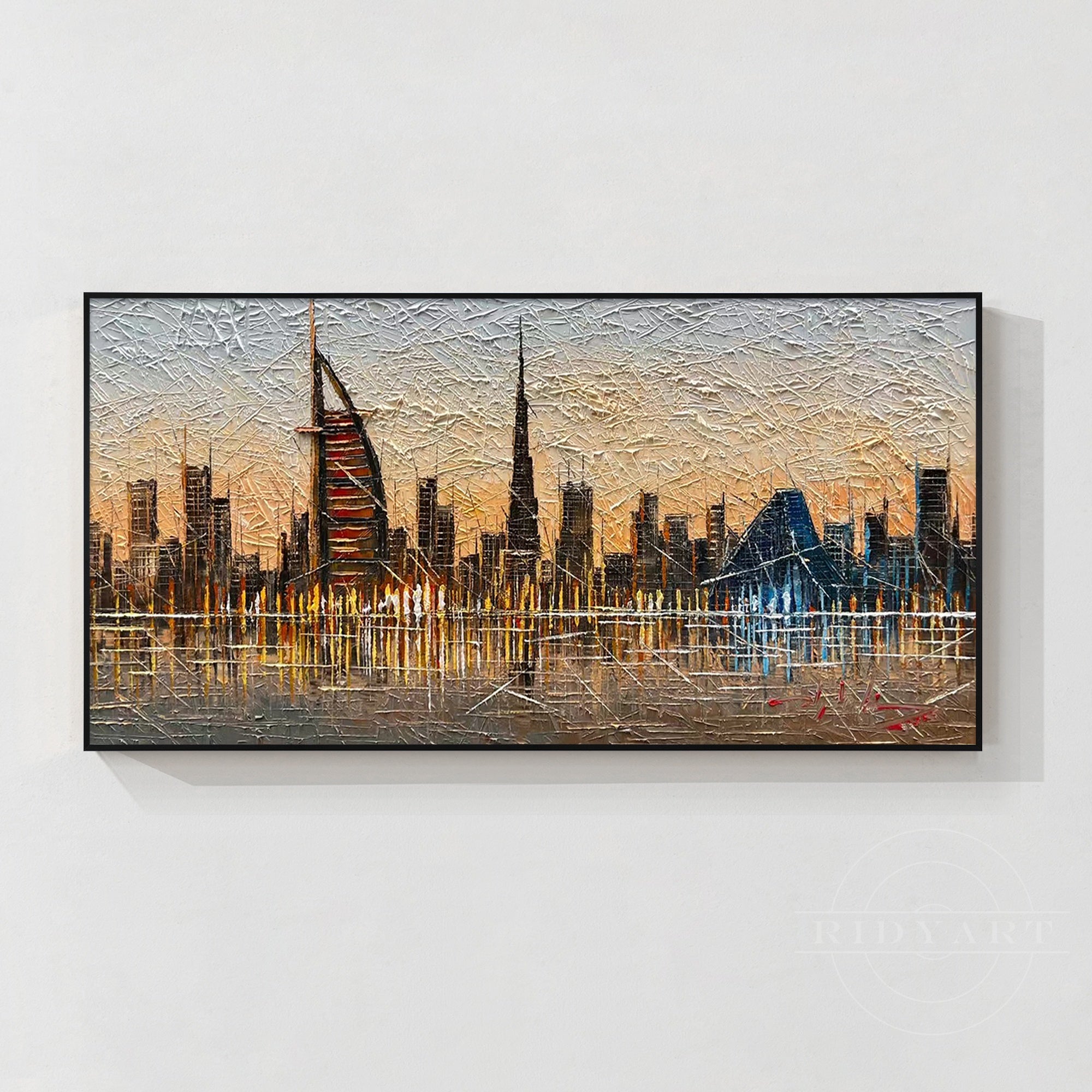 Ölgemälde „Skyline von New York“