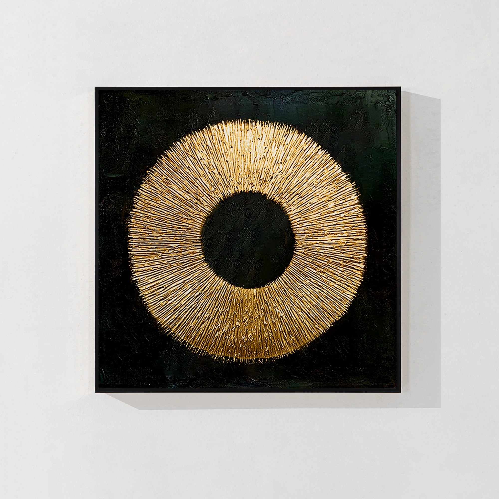 Black Gold Abstract wall art