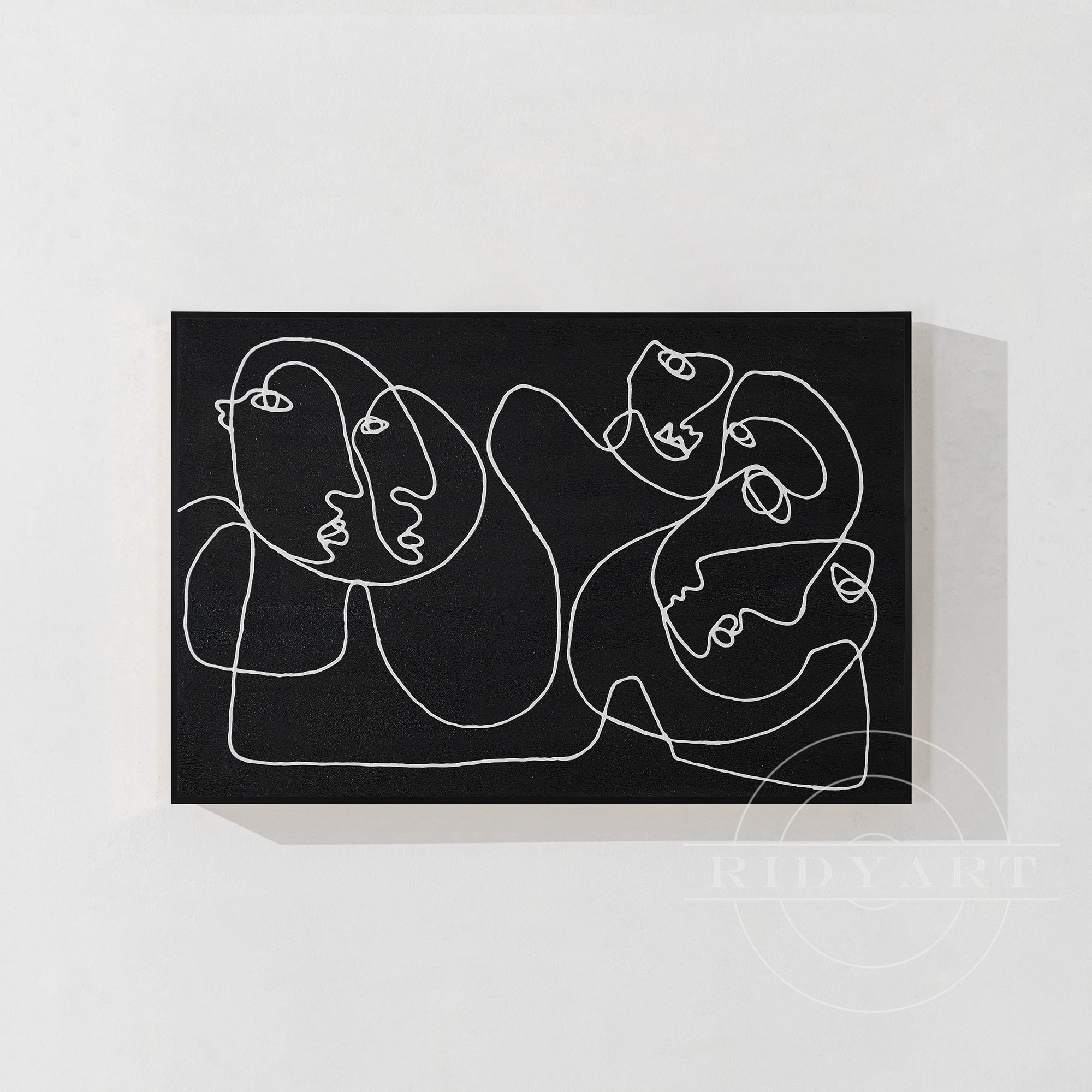 Picasso Line Art - Extra Large Minimalist Black Wall Decor