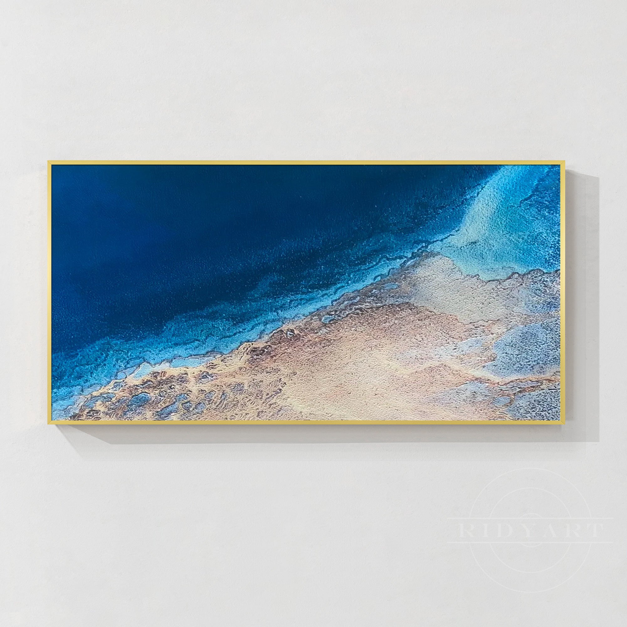 Blue Ocean Beach Painting