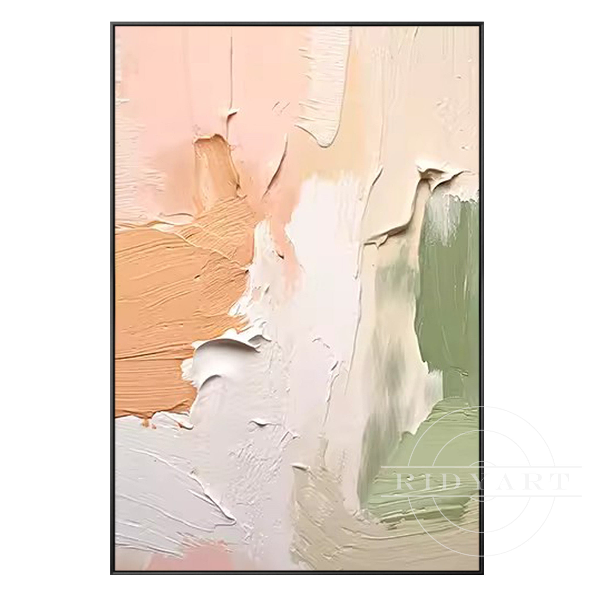 Creamy Abstract Painting