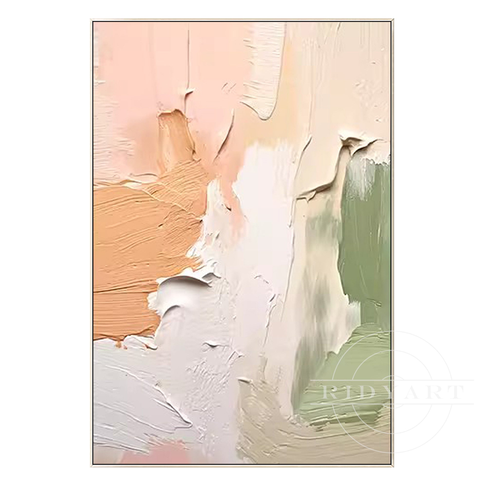 Creamy Abstract Painting