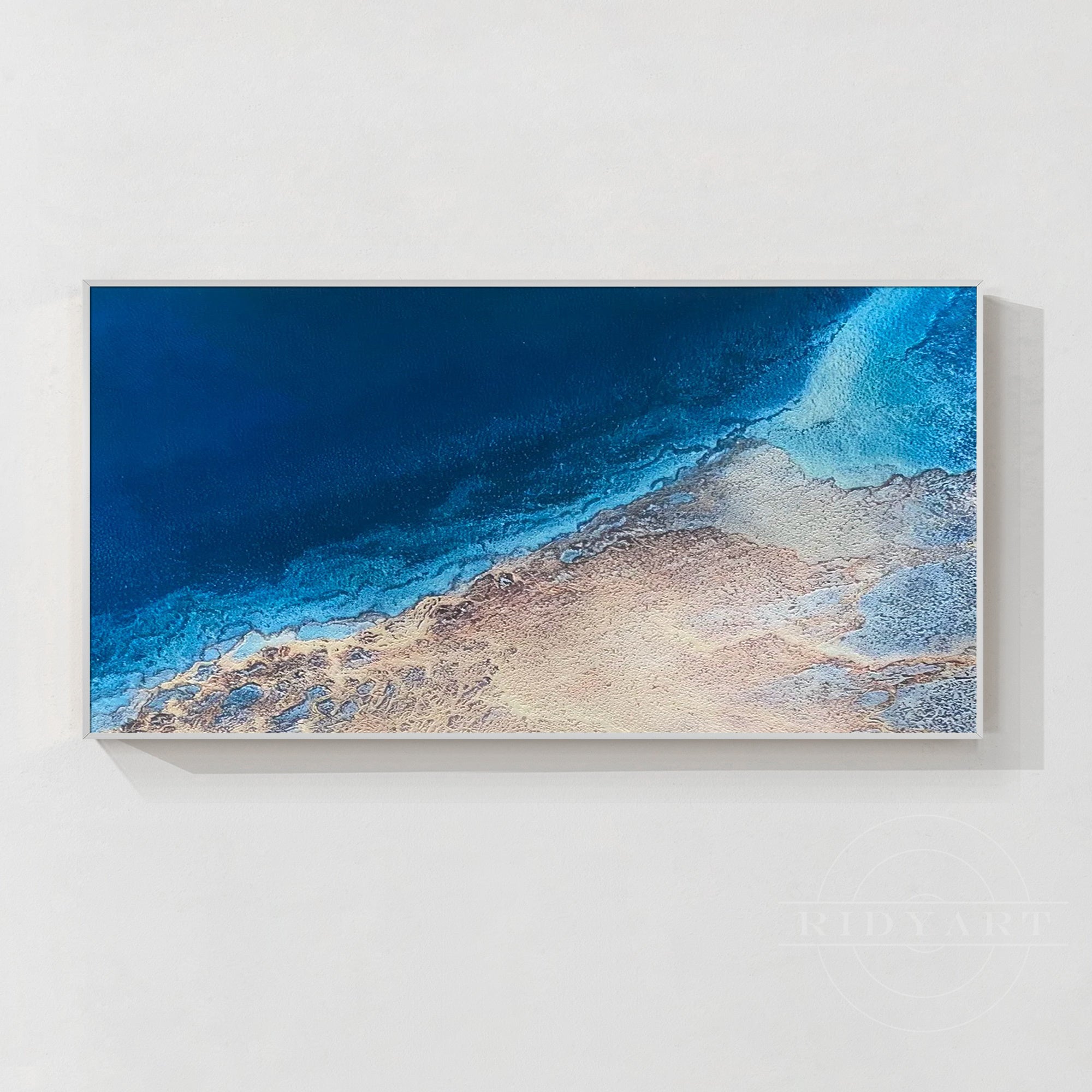 Blue Ocean Beach Painting