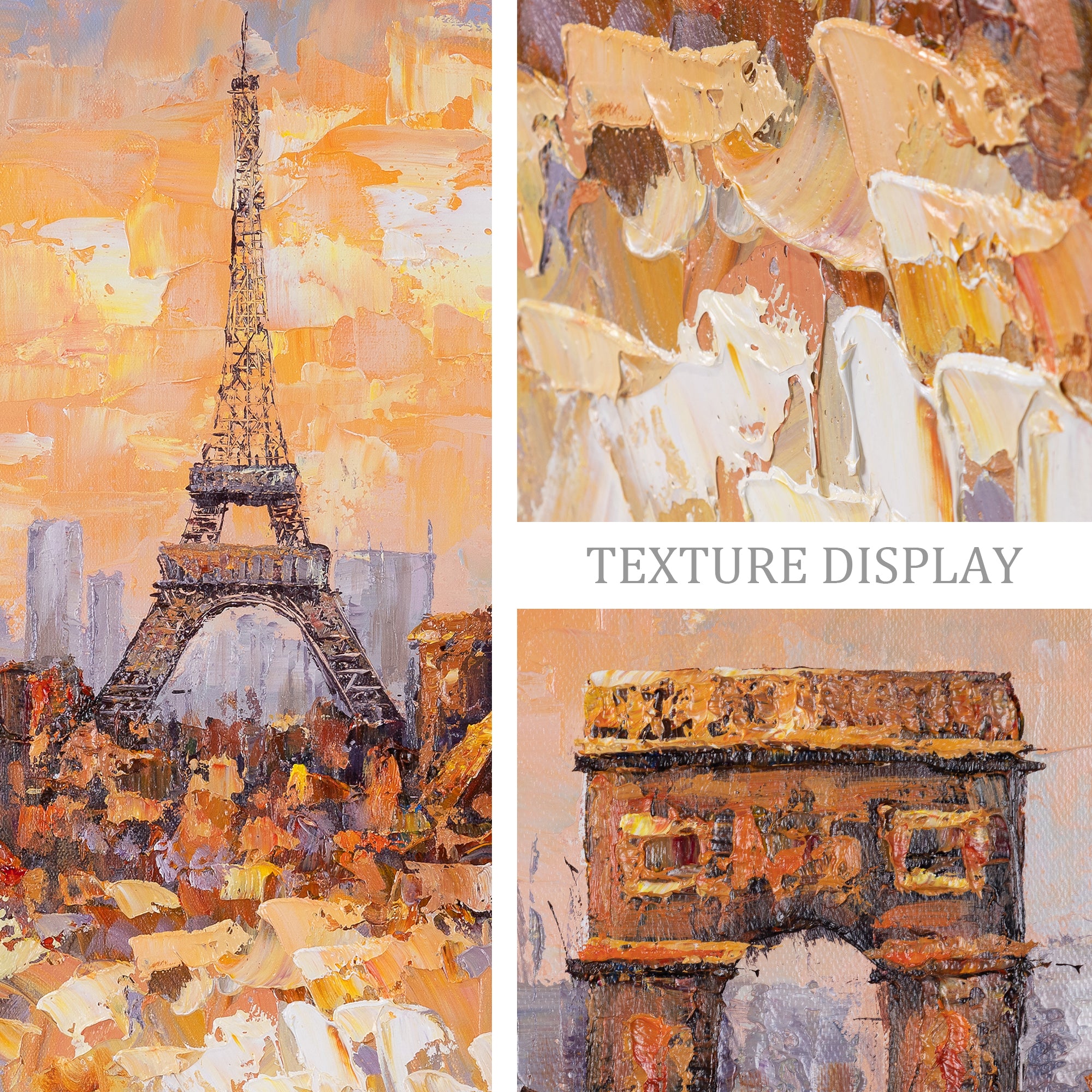 paris skyline painting