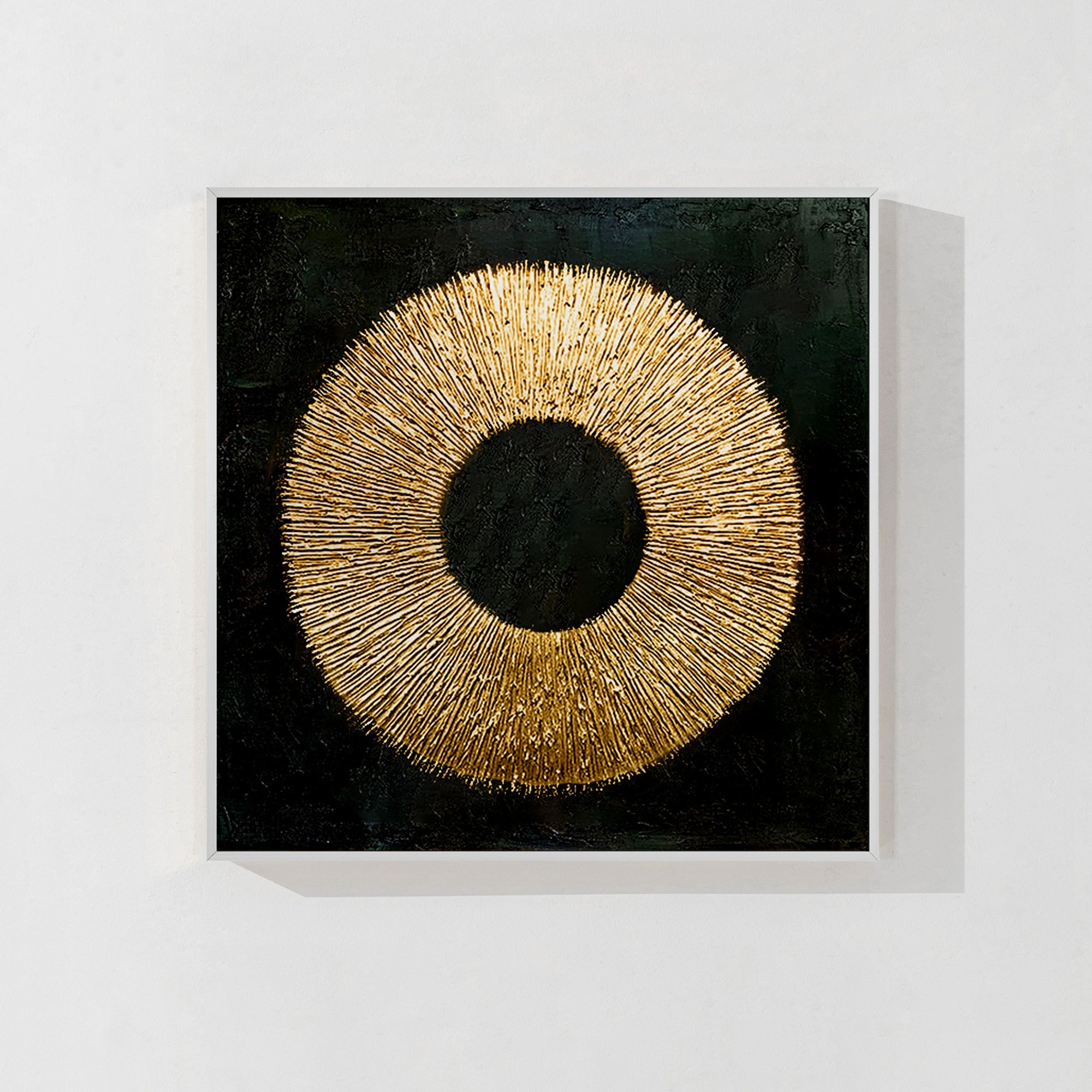 Black Gold Abstract wall art