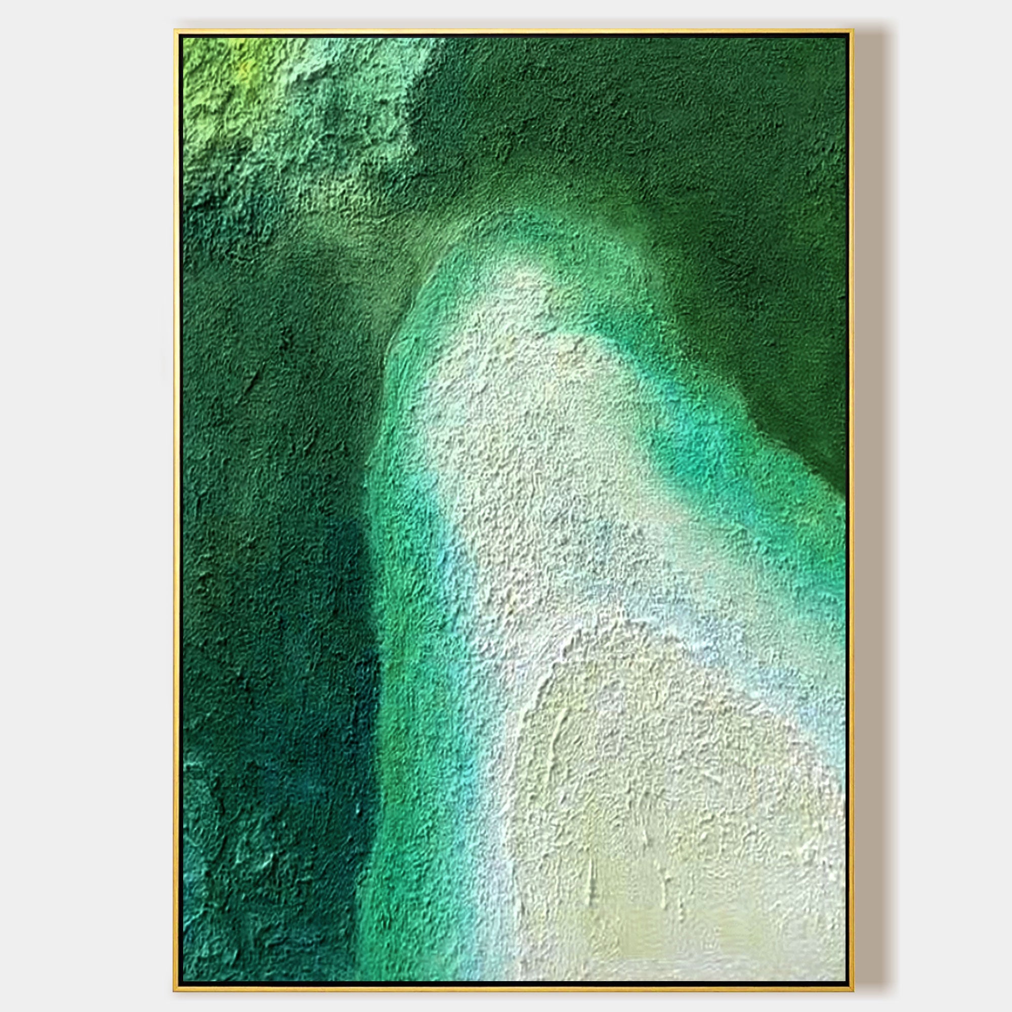 Beach Abstract Oil Painting With Beautiful Ocean