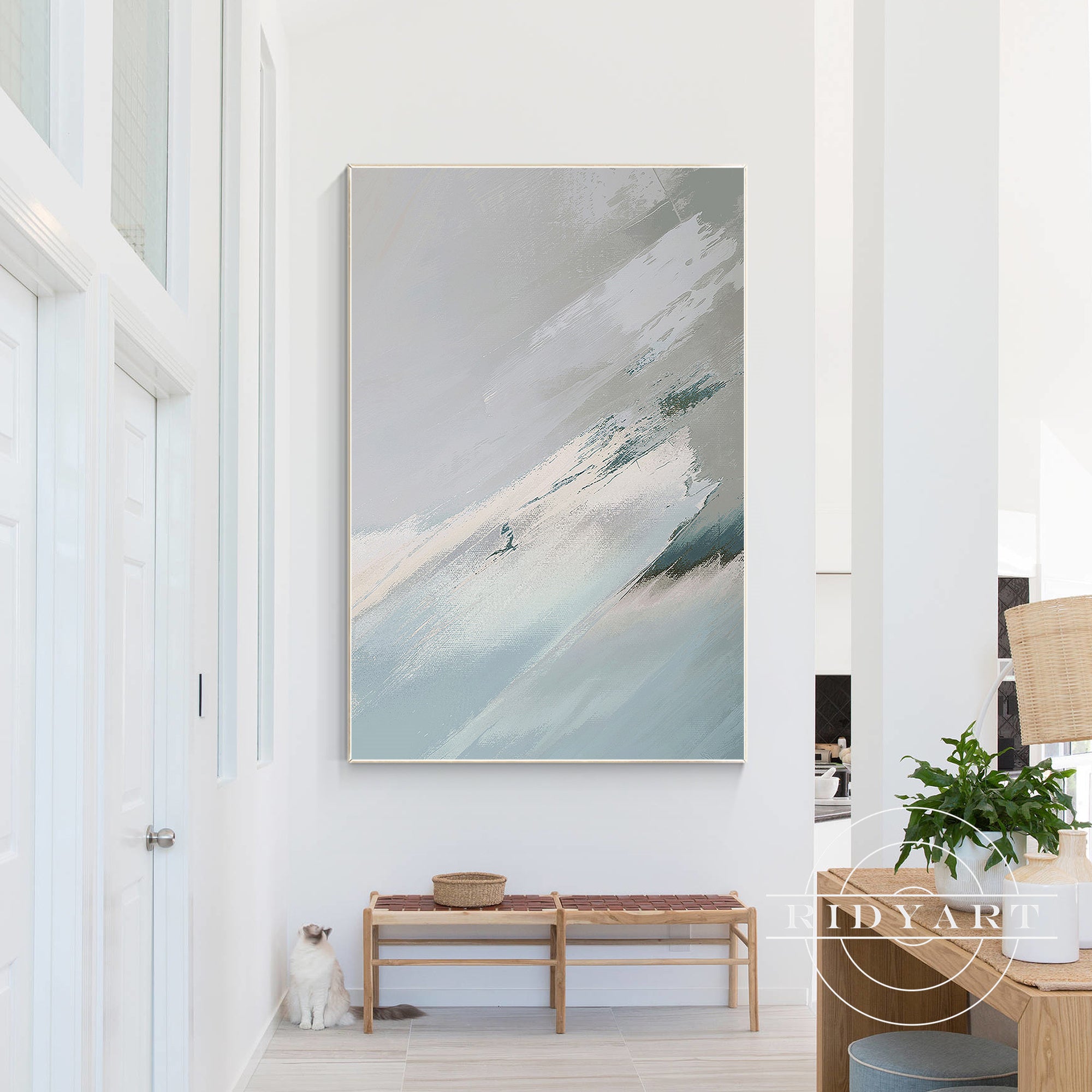 Wandkunst „Sage Green Mountain“