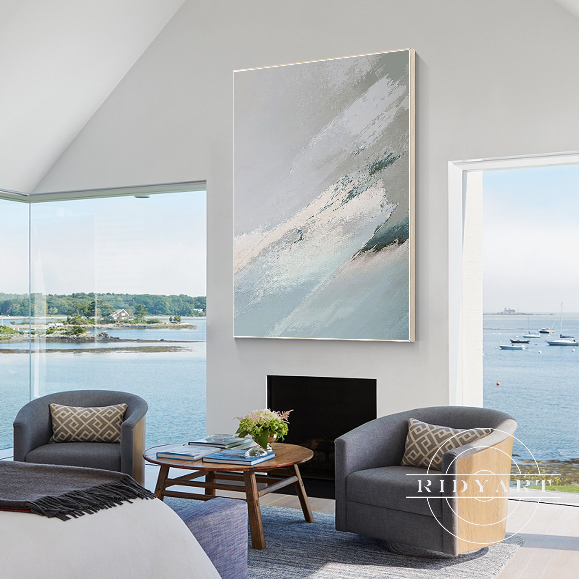 Wandkunst „Sage Green Mountain“