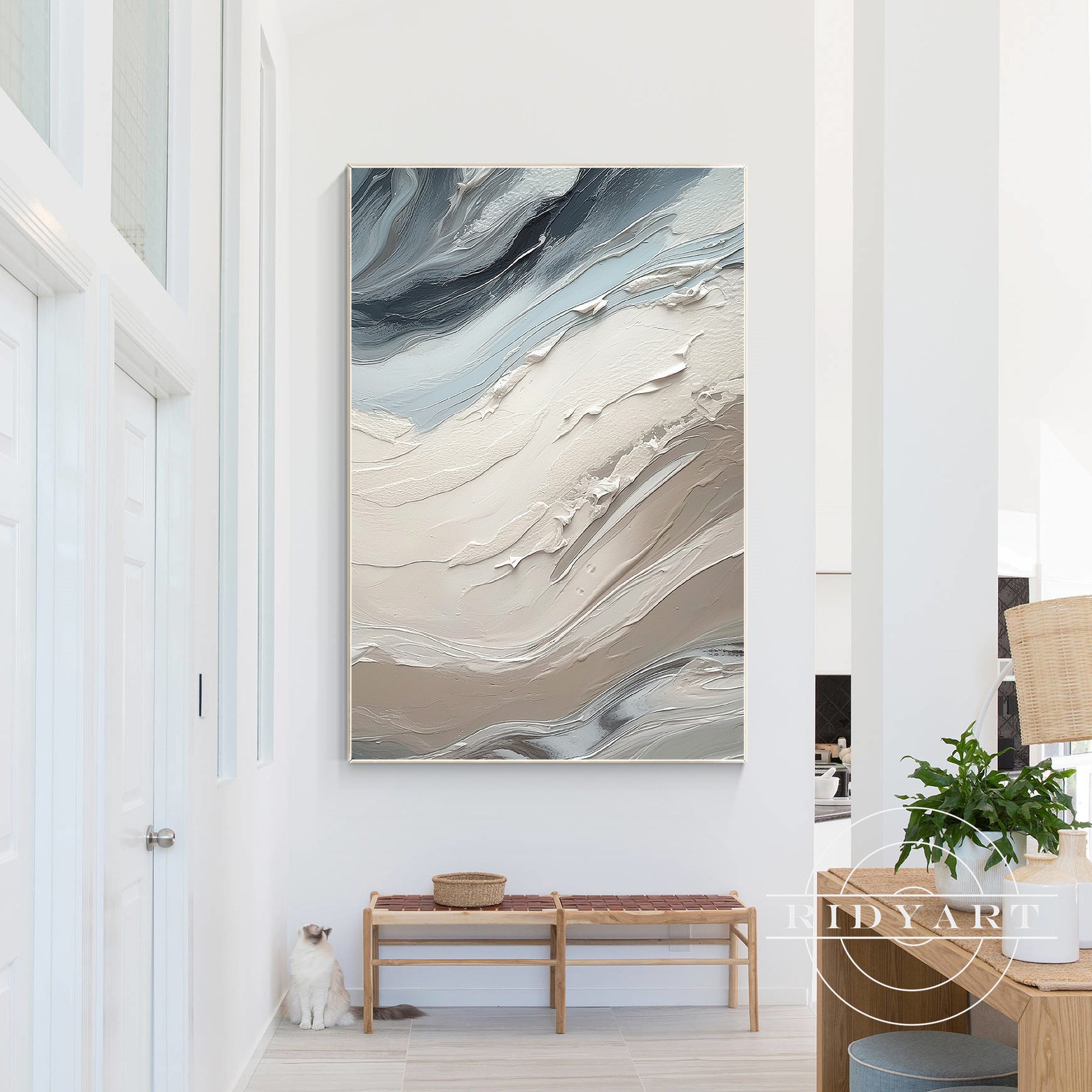 Wandkunst „Sage Green Mountain“