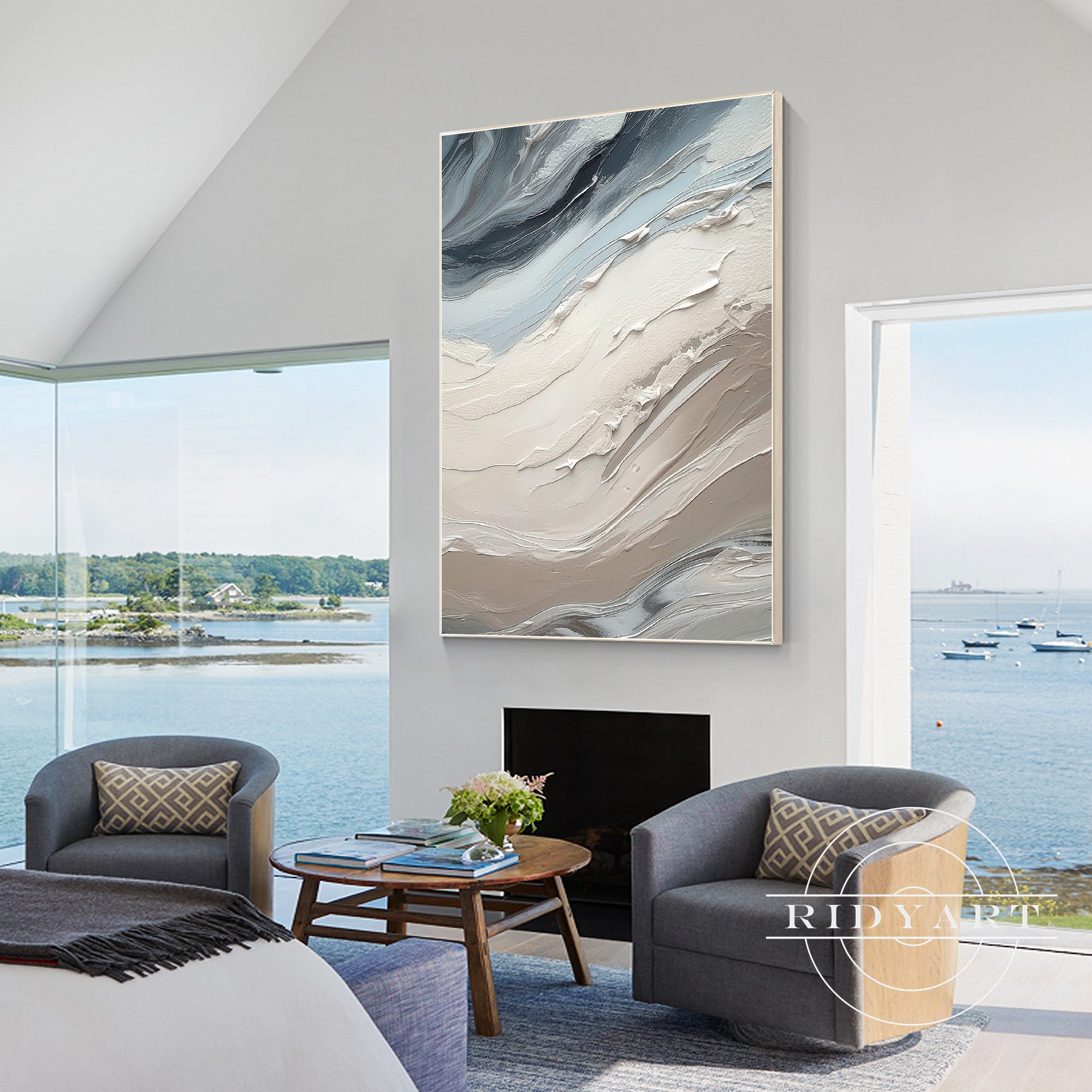 Wandkunst „Sage Green Mountain“