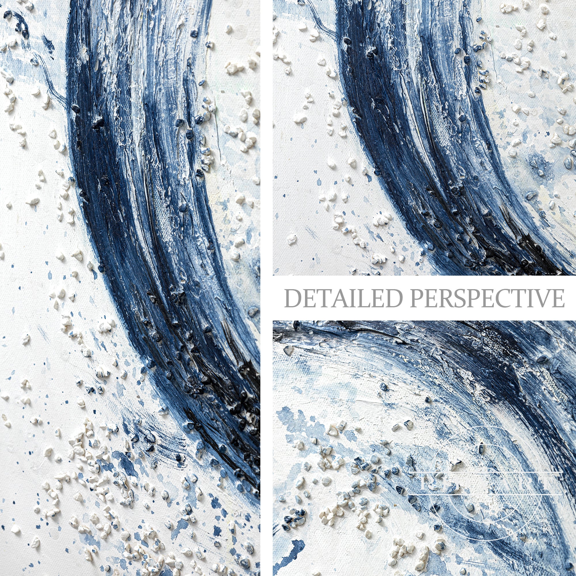 Salbeigrünes Berggemälde - Minimalistische große Wandkunst