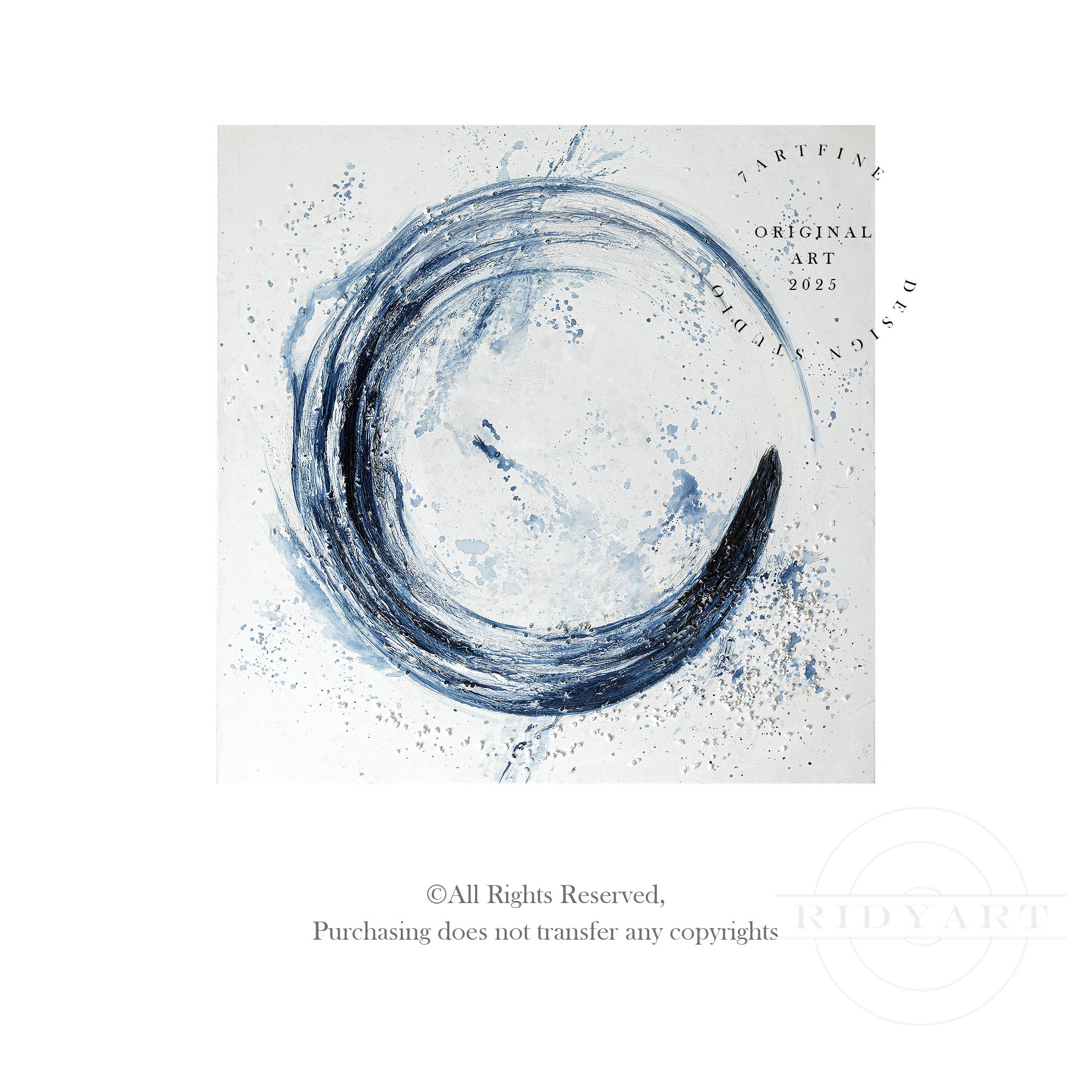 Salbeigrünes Berggemälde - Minimalistische große Wandkunst