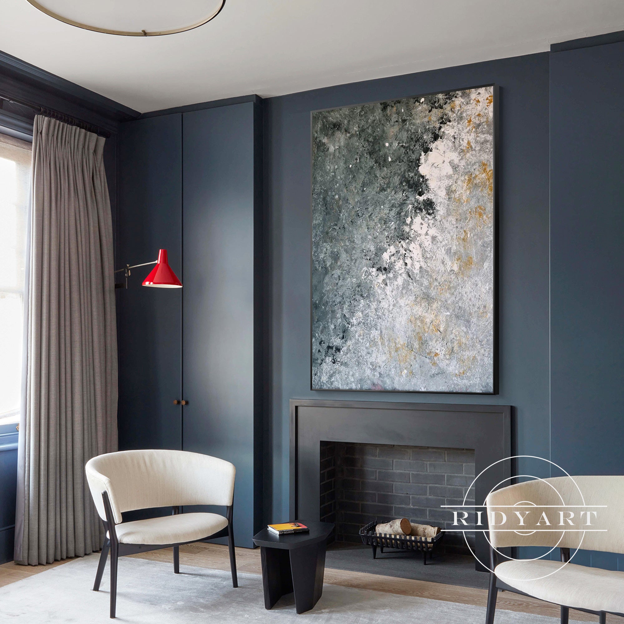 Nebeliger Morgen Landschaftsgemälde