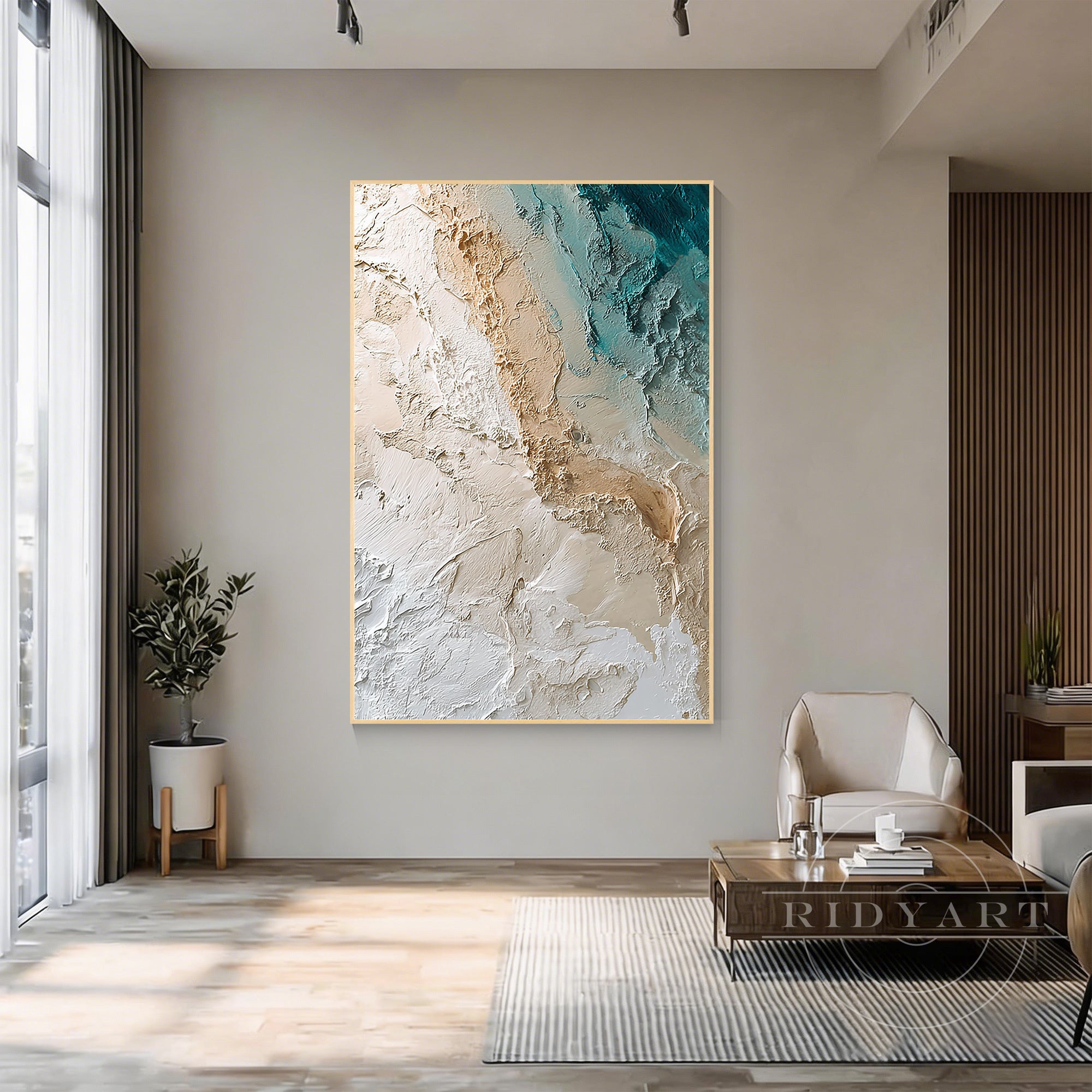 textured plaster coastal canvas luxury modern decor