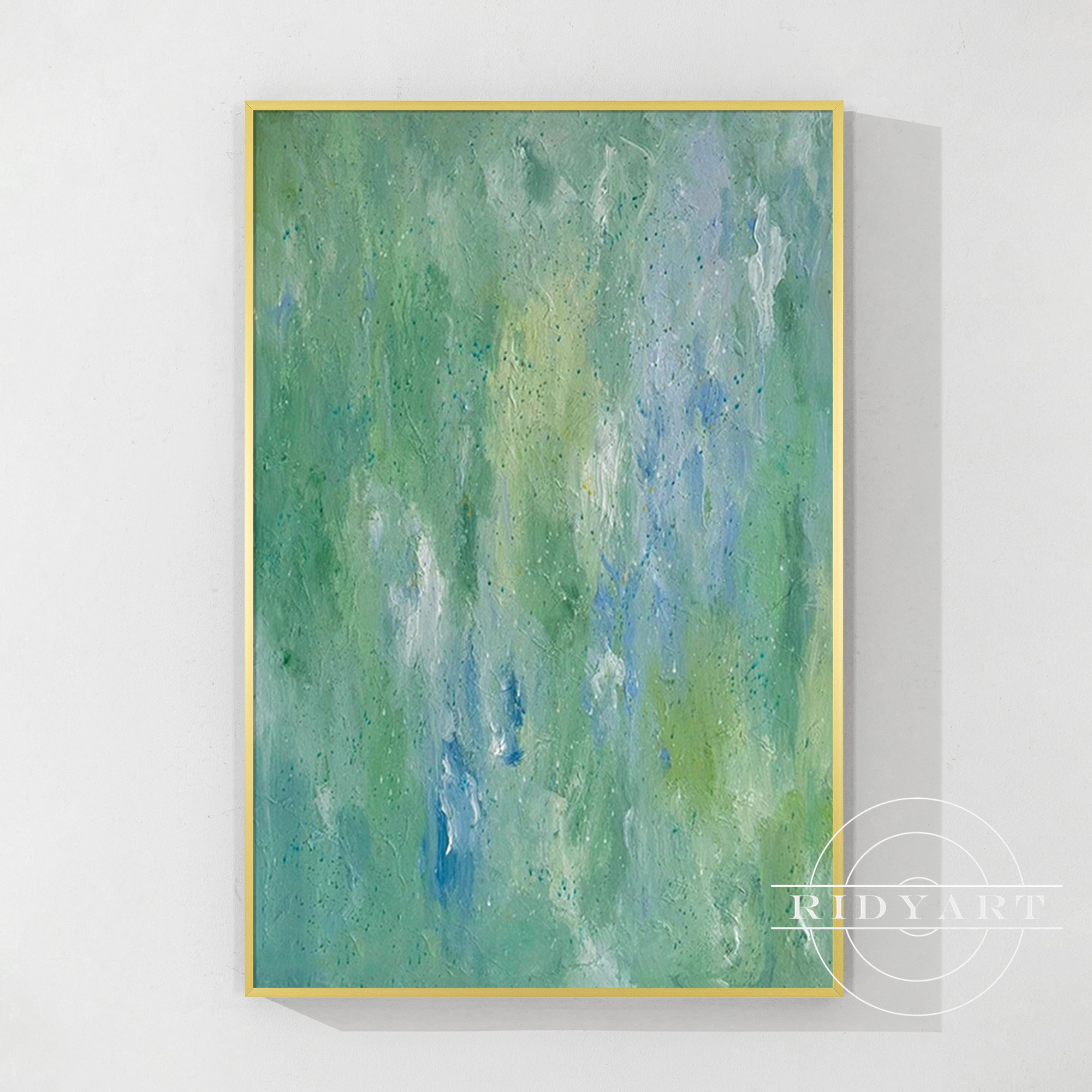 Nebeliger Morgen Landschaftsgemälde