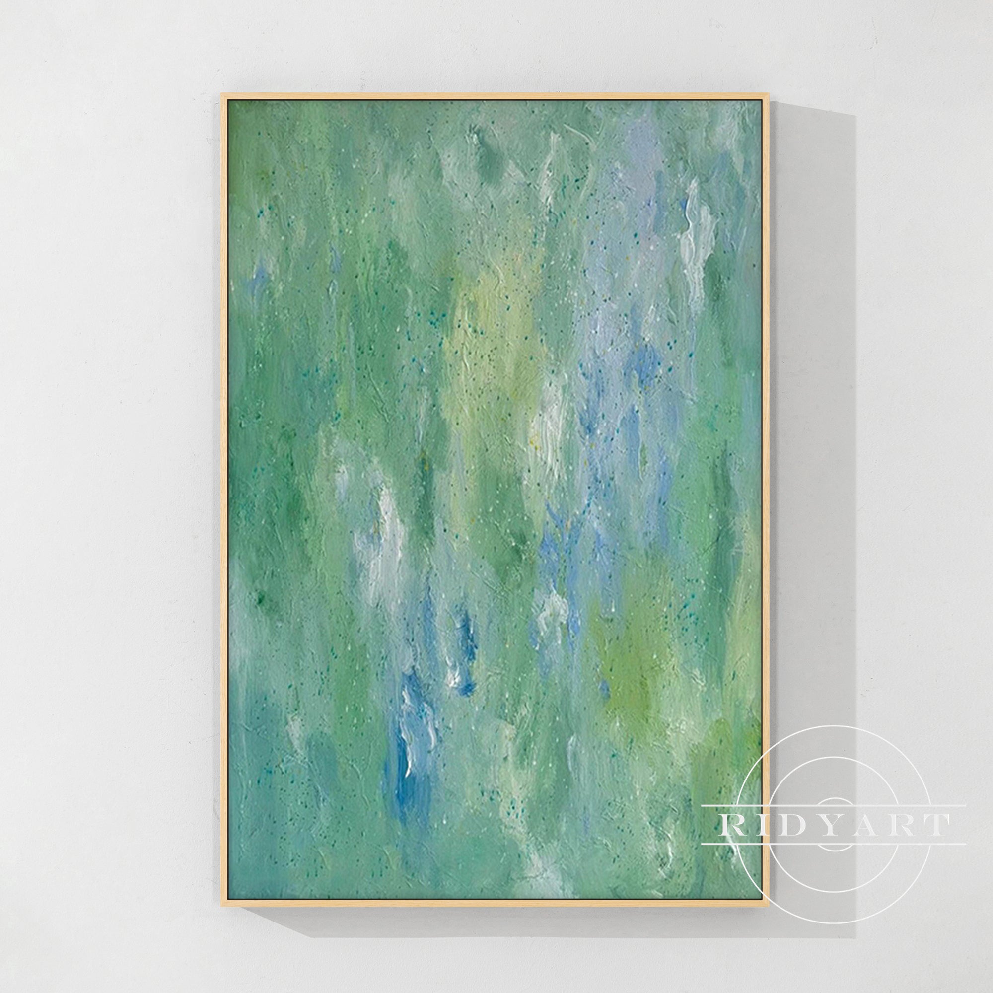 Nebeliger Morgen Landschaftsgemälde