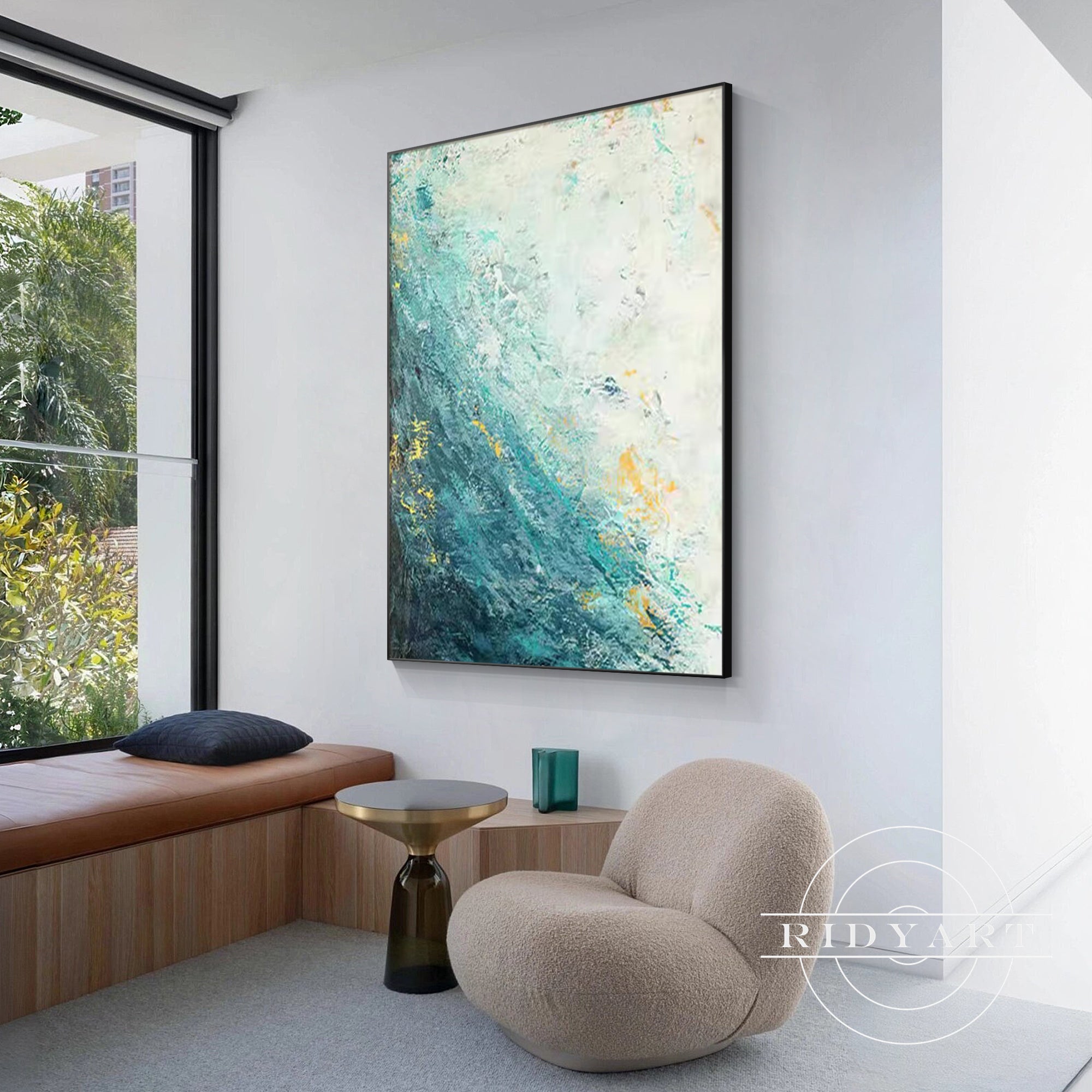 Wandkunst „Sage Green Mountain“