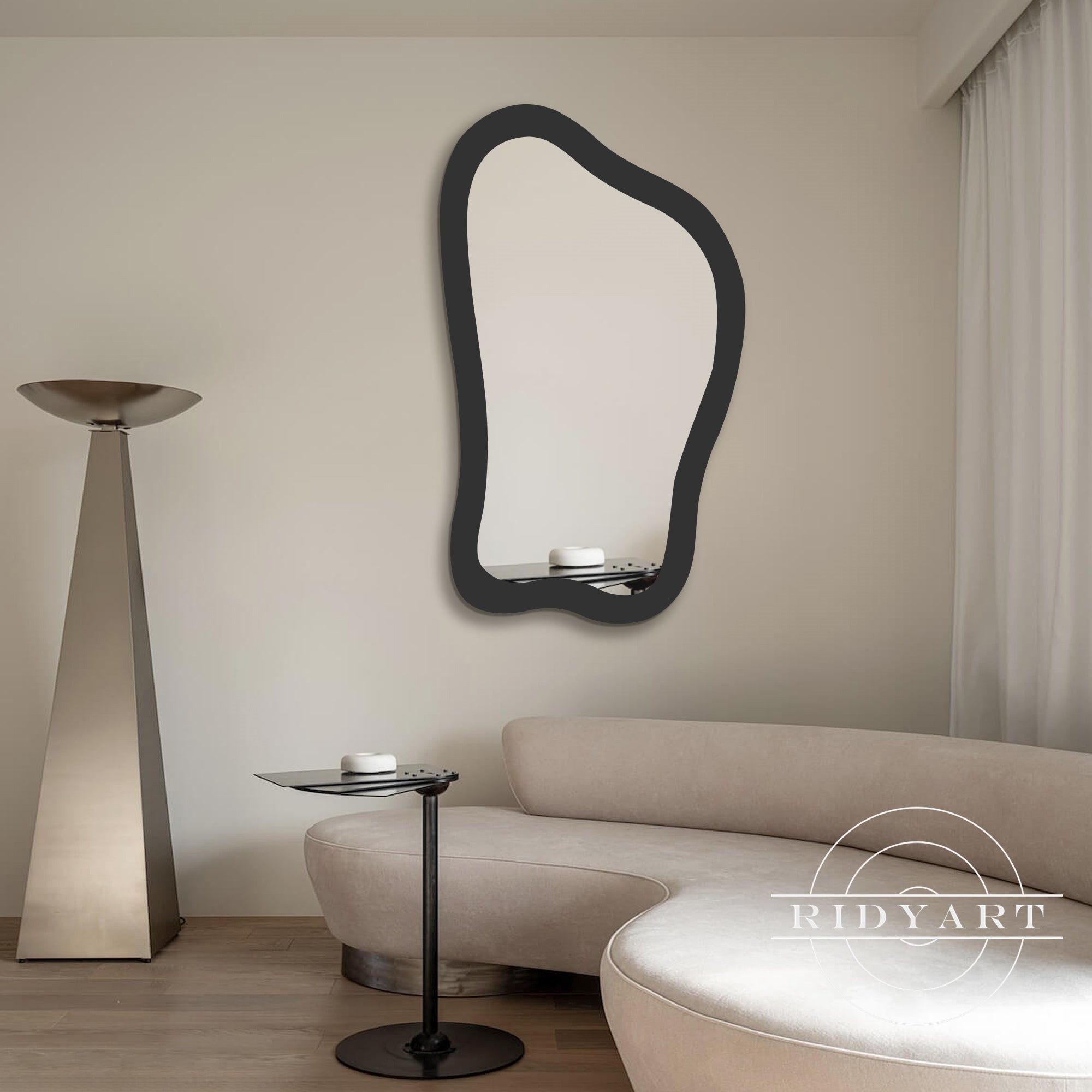 1.Black acrylic spray-painted shaped mirror
2.Modern black acrylic mirror for minimalist decor
3.Stylish black spray-painted mirror with unique shape
4.Sleek black acrylic mirror for contemporary interiors
5.Elegant black acrylic wall mirror for home decor