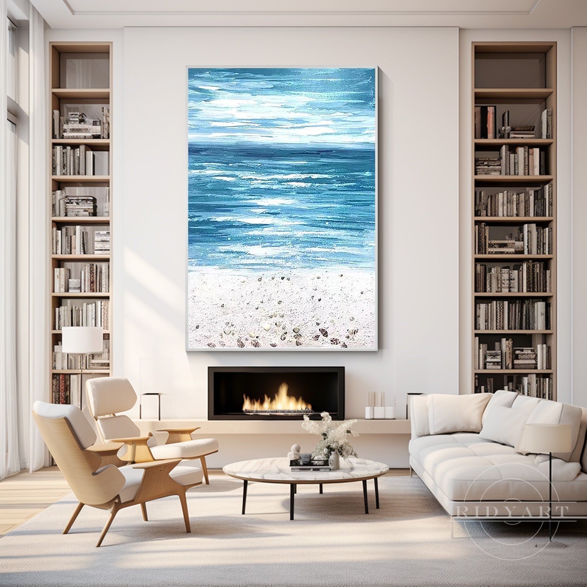 Blue Ocean Wall Art_0717