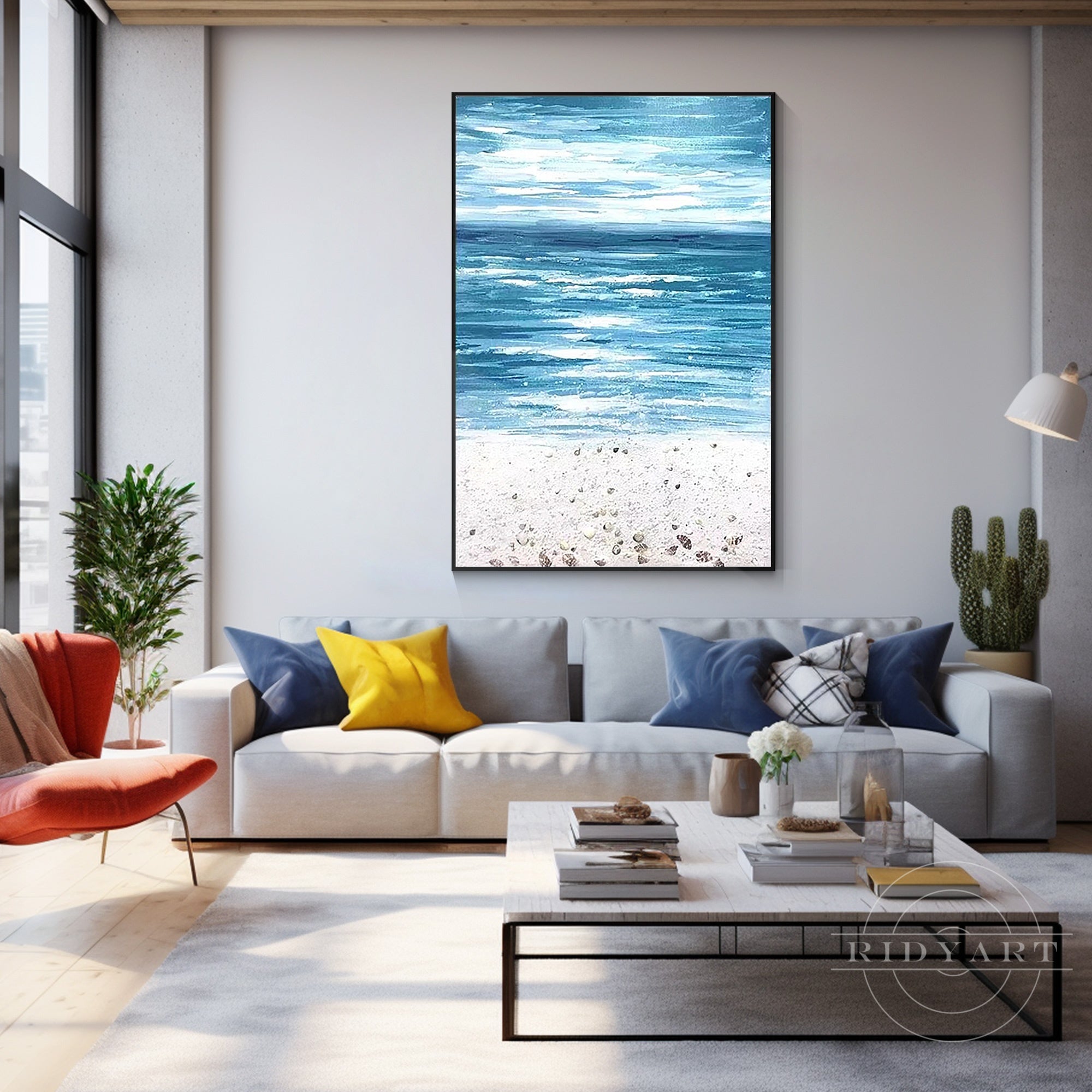 Blue Ocean Wall Art_0717