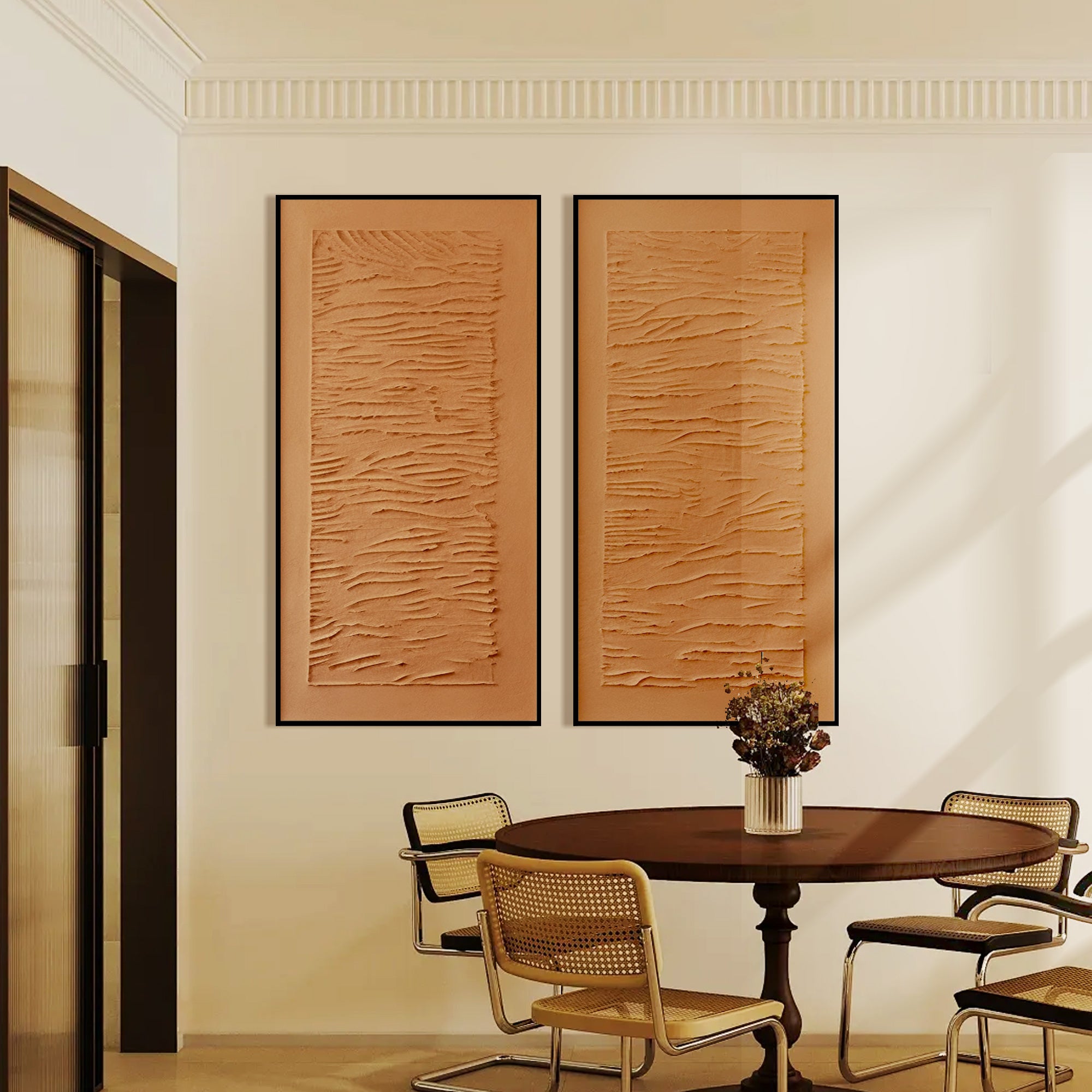 Brown Texture Painting