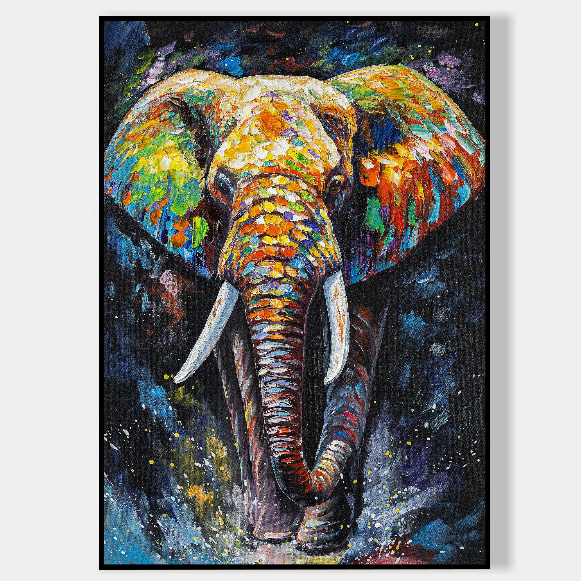 Colorful Elephant Painting