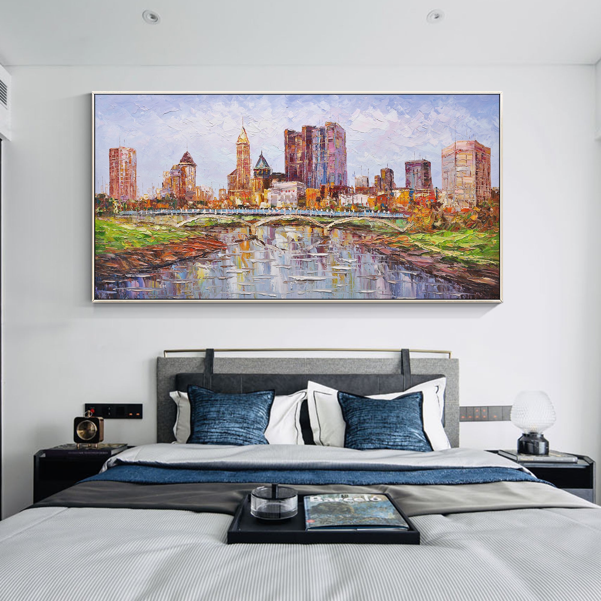 Columbus Skyline  oil paintings