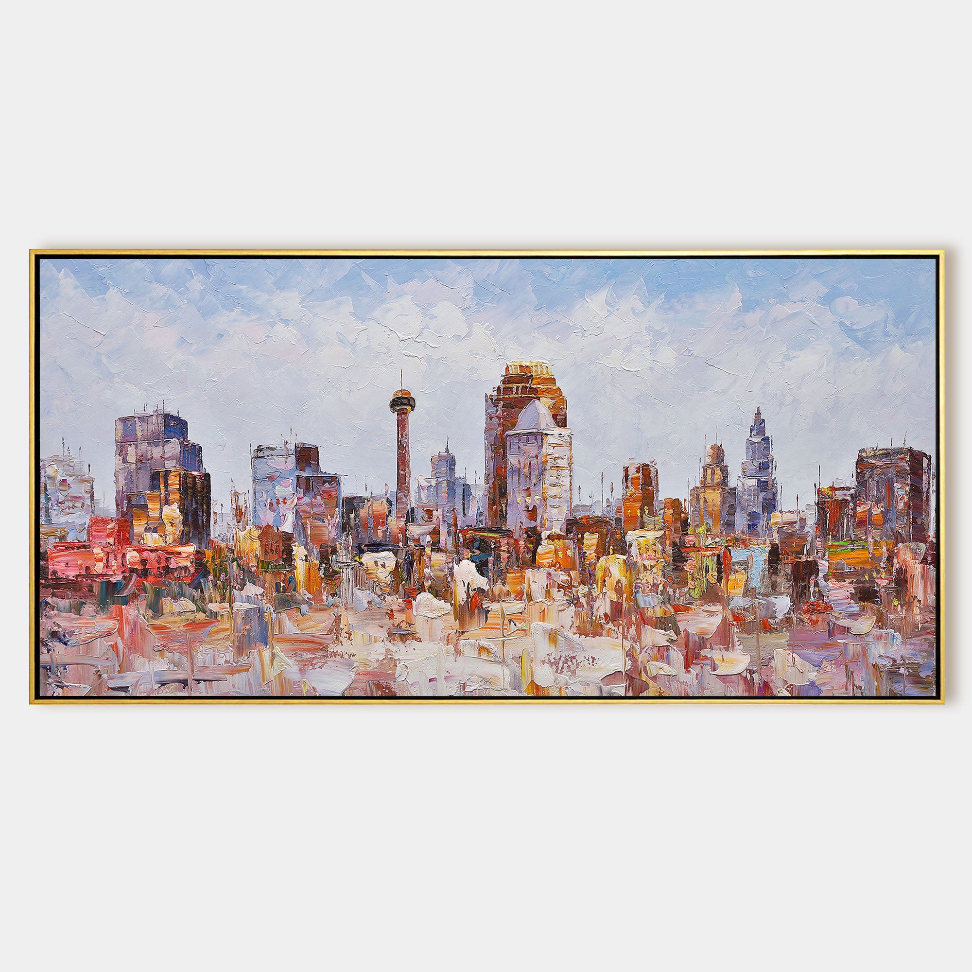 San Antonio Texas oil city paintings