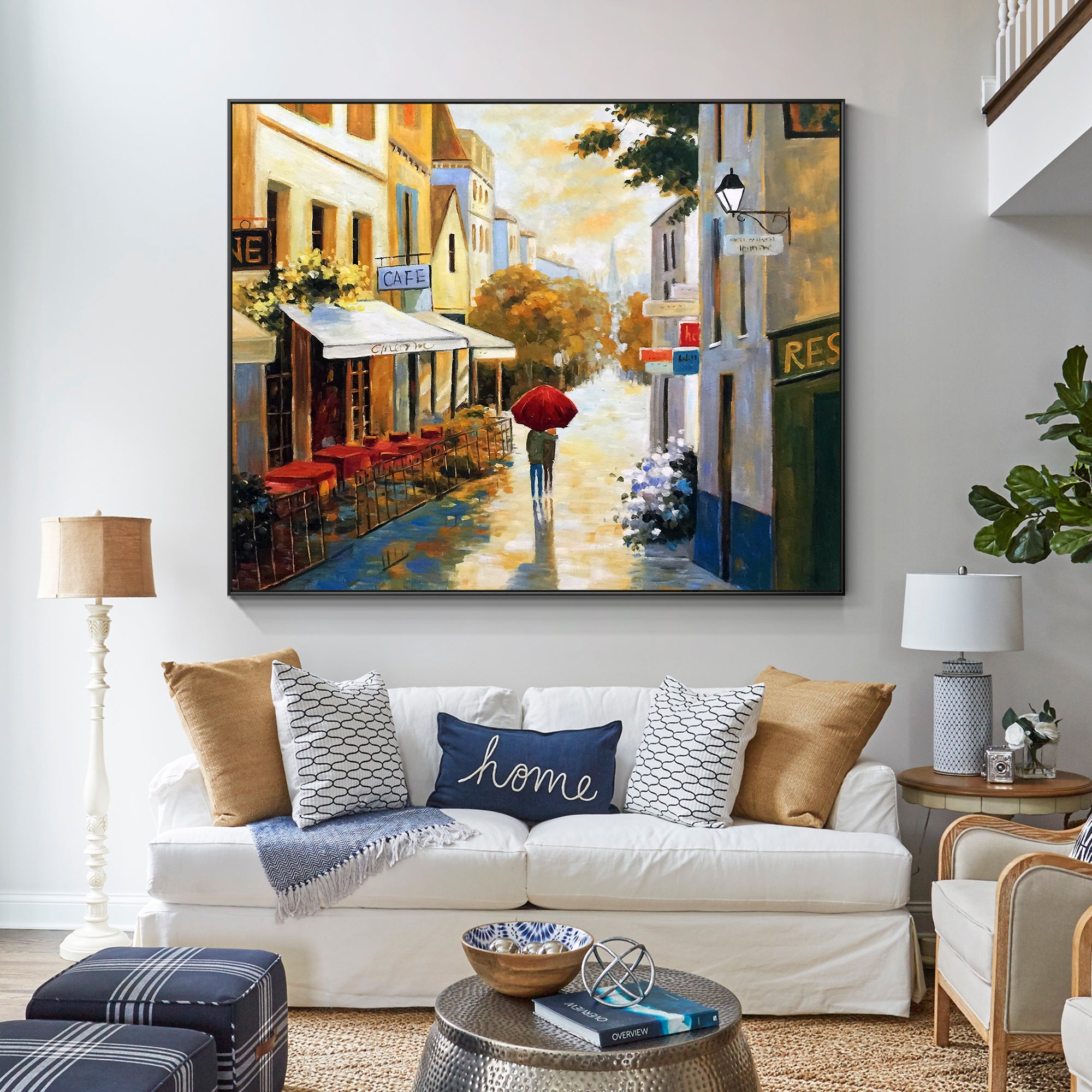 Contemporary Urban Landscape Oil Painting