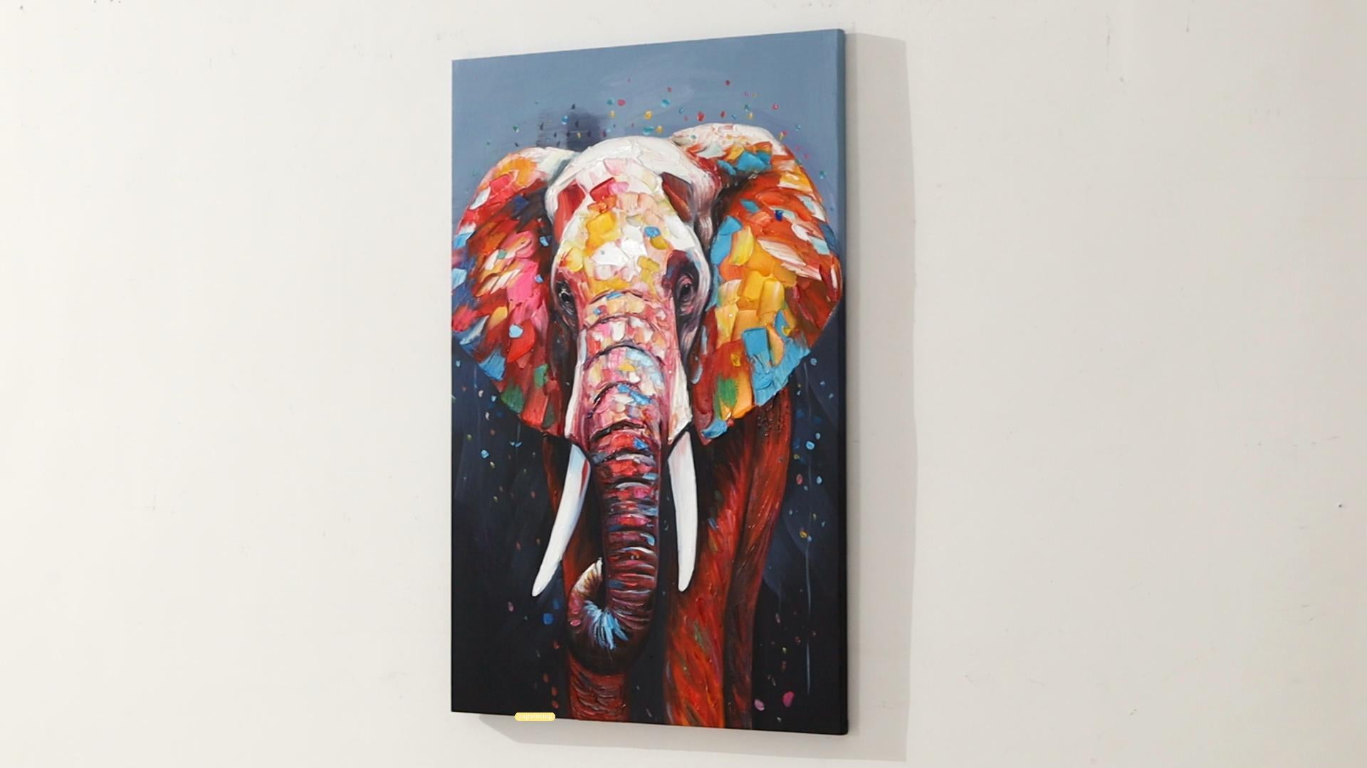 Colorful Elephant Painting