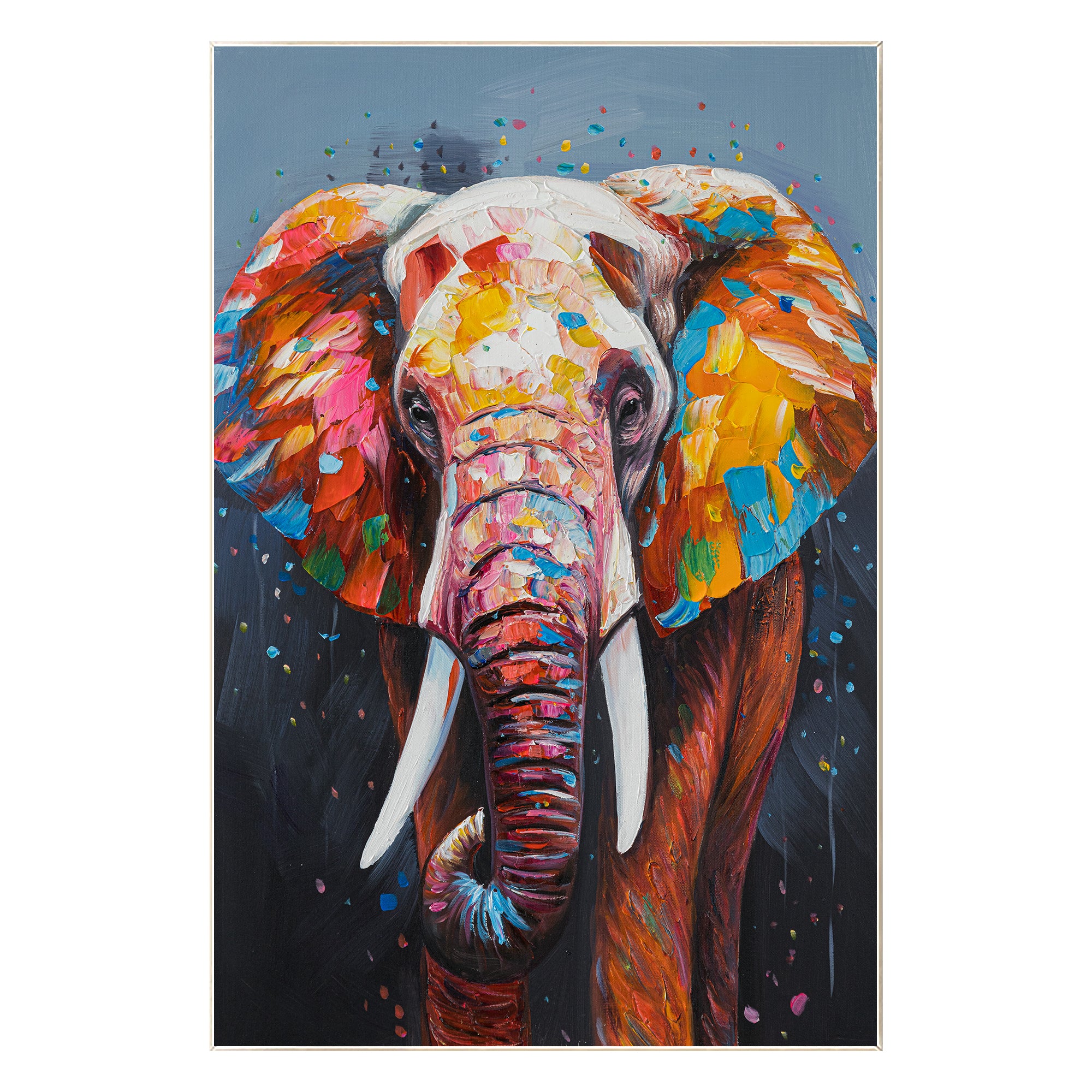 Colorful Elephant Painting