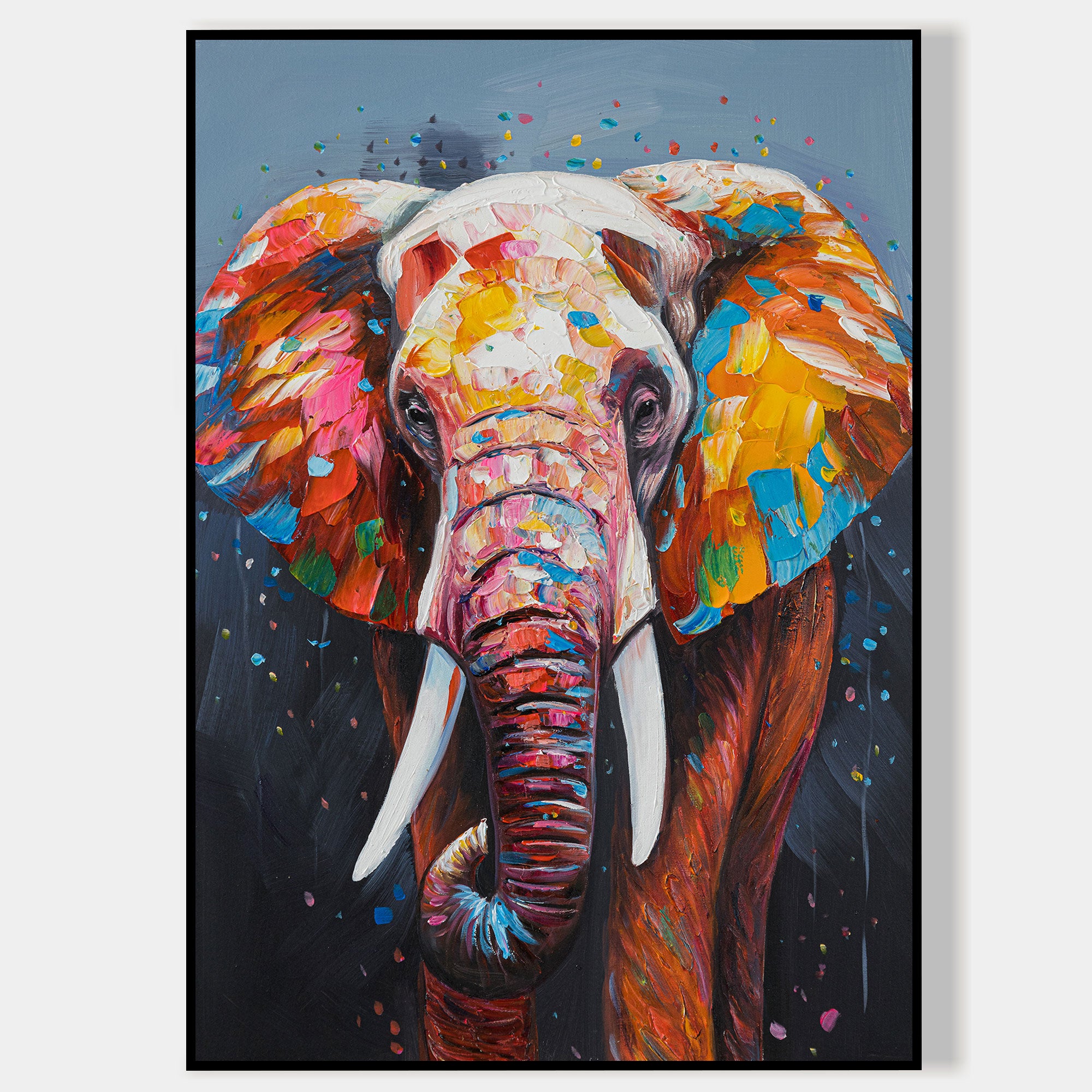 Colorful Elephant Painting