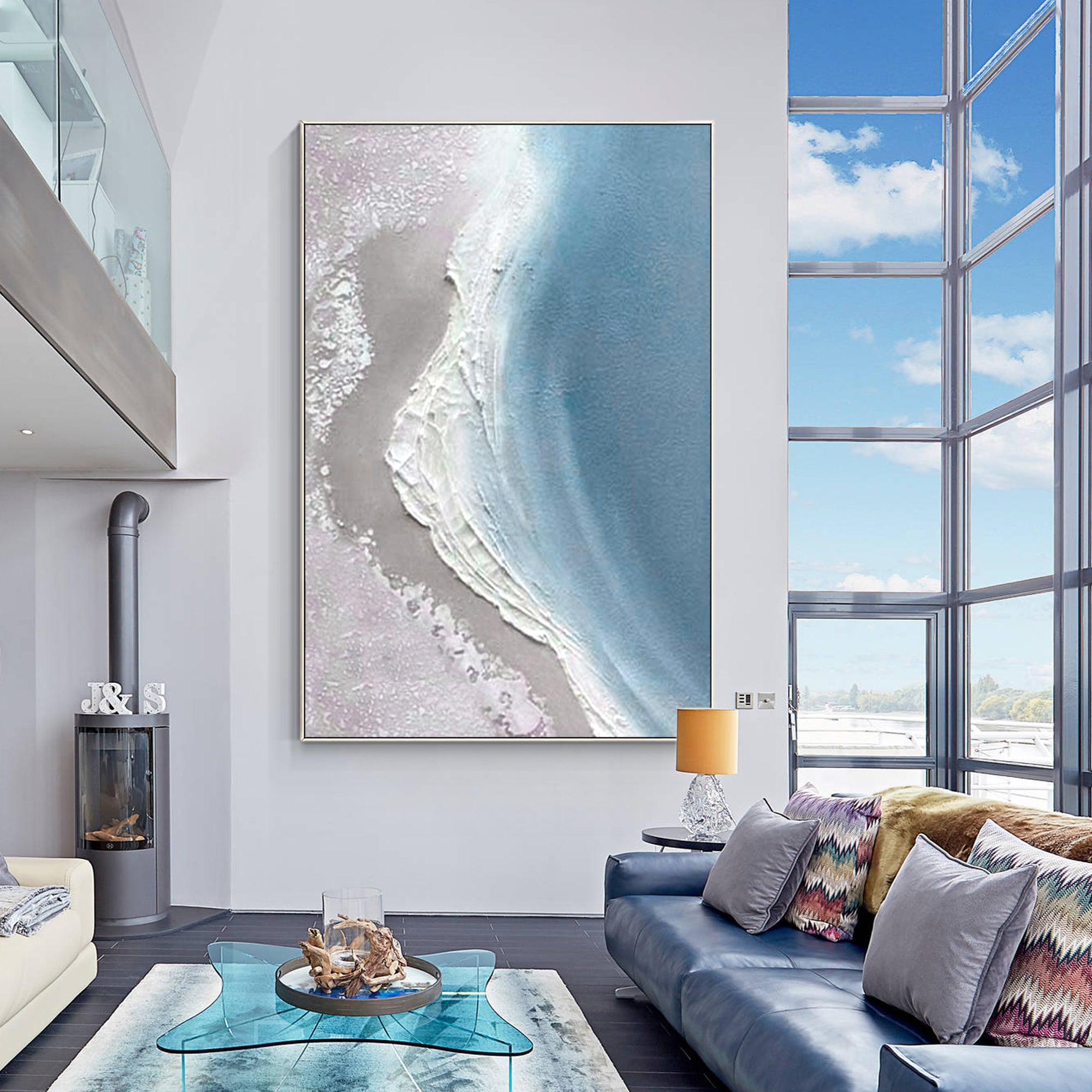 Enchanting Seascape Oil Painting